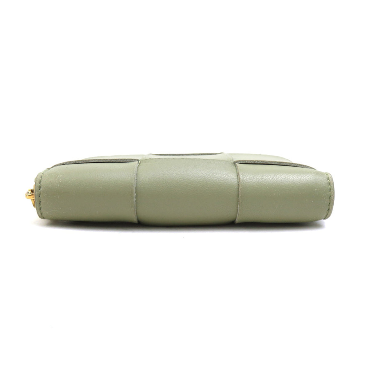 Bottega Veneta Green Leather Wallet (Bi-Fold) (Pre-Owned)