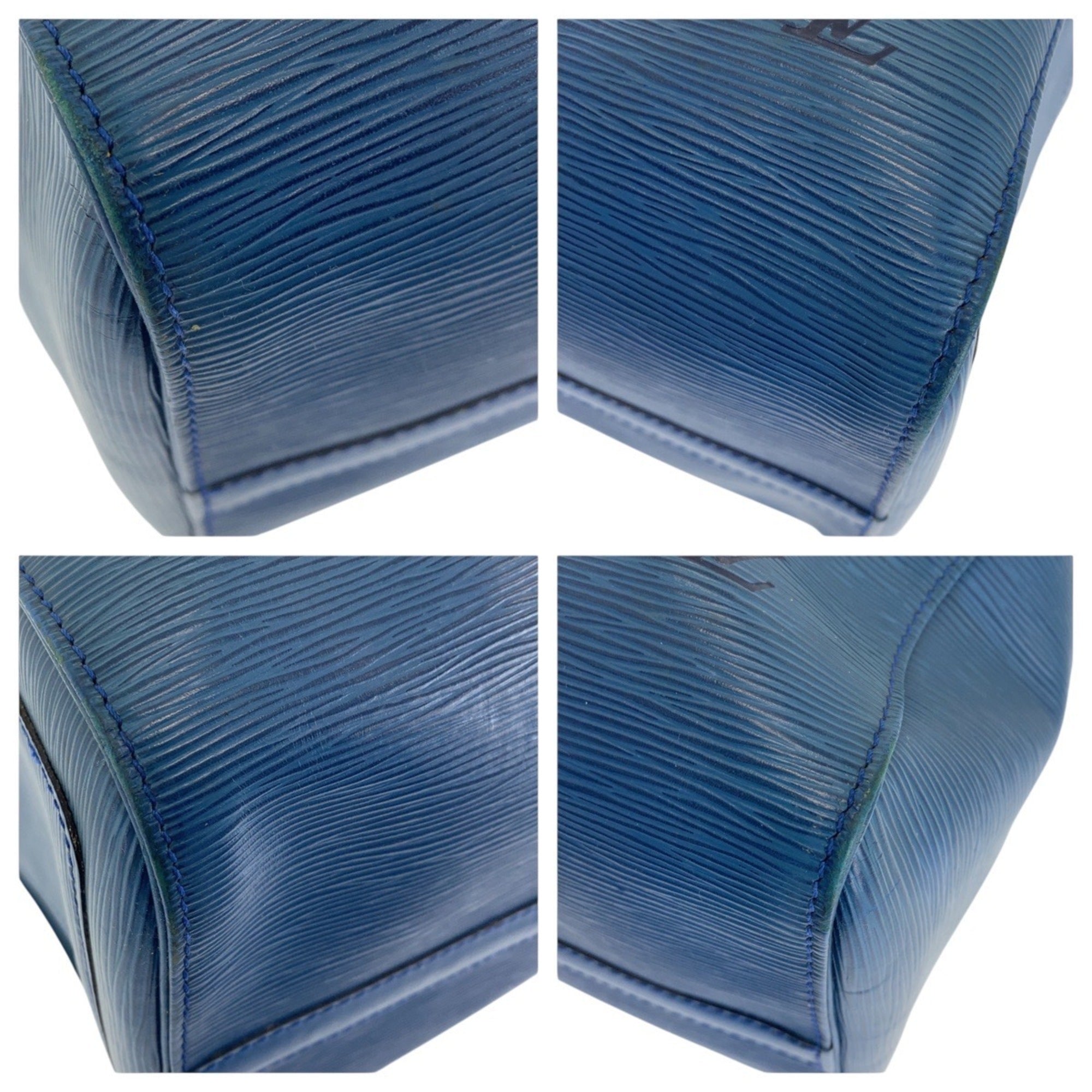 Louis Vuitton Blue Epi Leather Boston Bag (Pre-Owned)