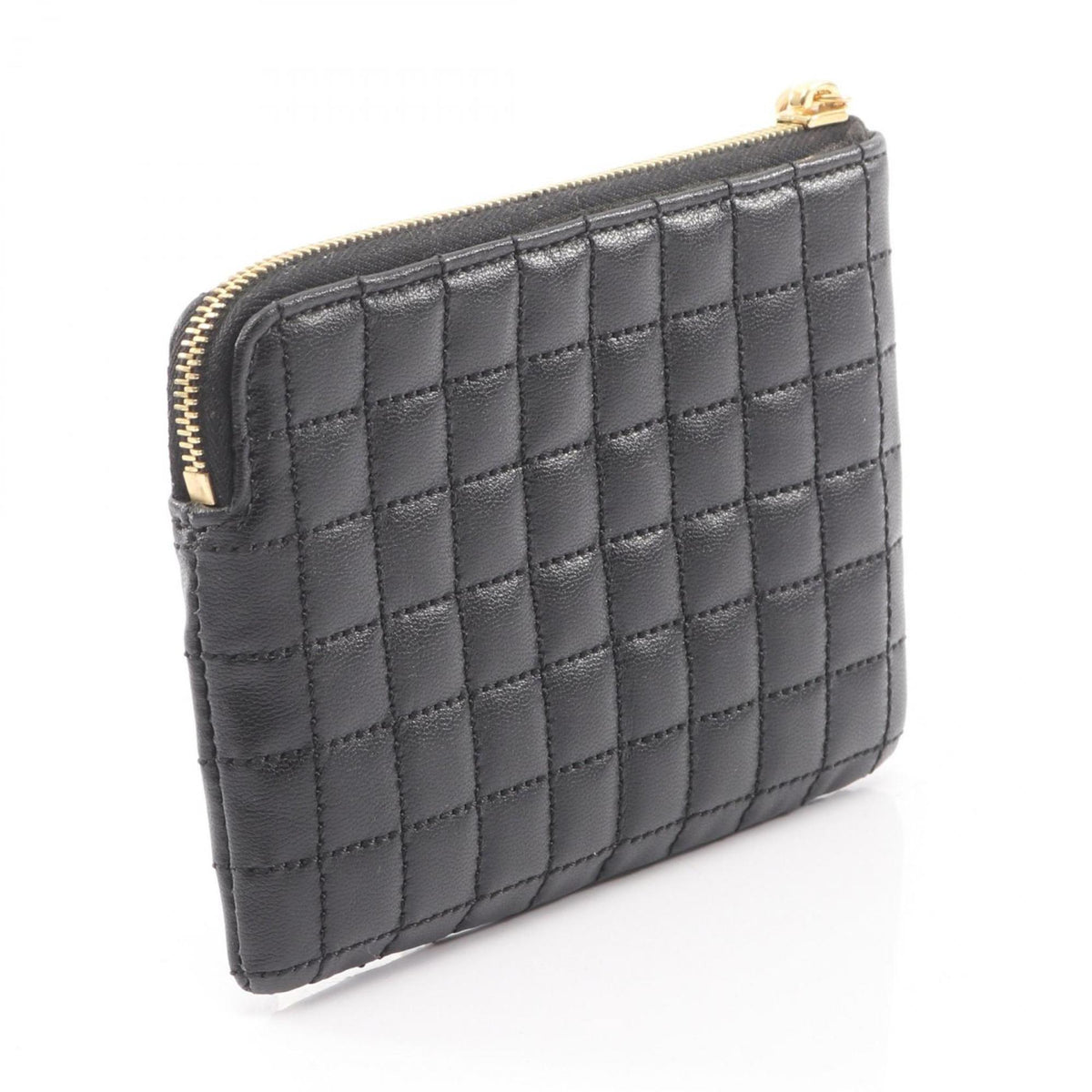 Celine Black Leather Coin Purse/Coin Case (Pre-Owned)