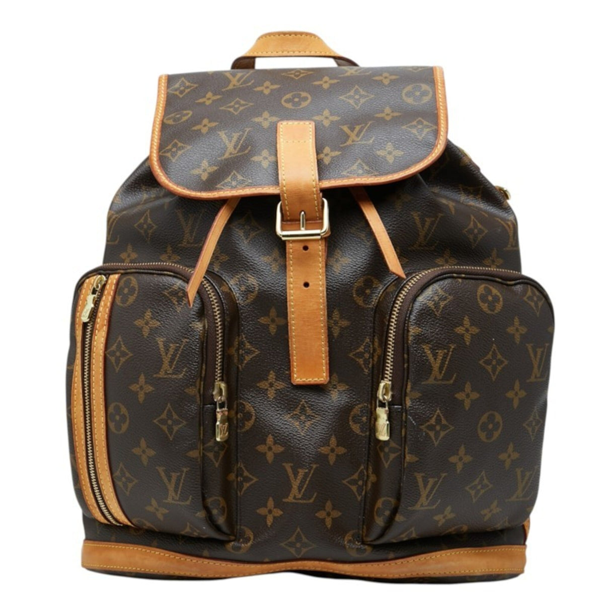 Louis Vuitton Monogram Brown Pvc Leather Backpack (Pre-Owned)