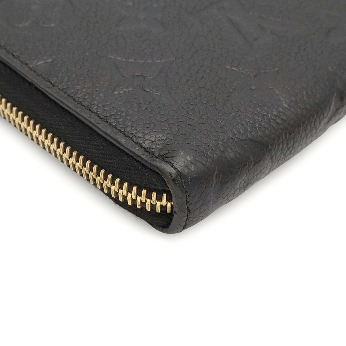 Louis Vuitton Noir Monogram Empreinte Leather Long Wallet (Bi-Fold) (Pre-Owned)