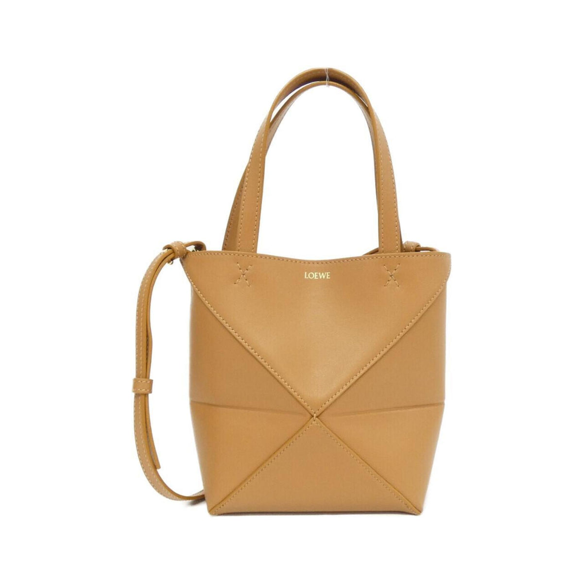 Loewe Beige Leather Handbag (Pre-Owned)