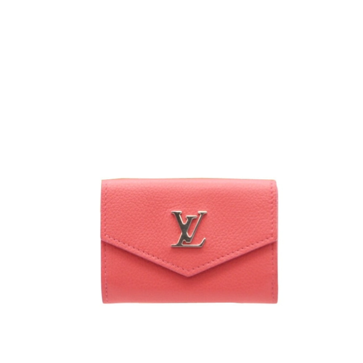 Louis Vuitton Pink Leather Wallet (Tri-Fold) (Pre-Owned)