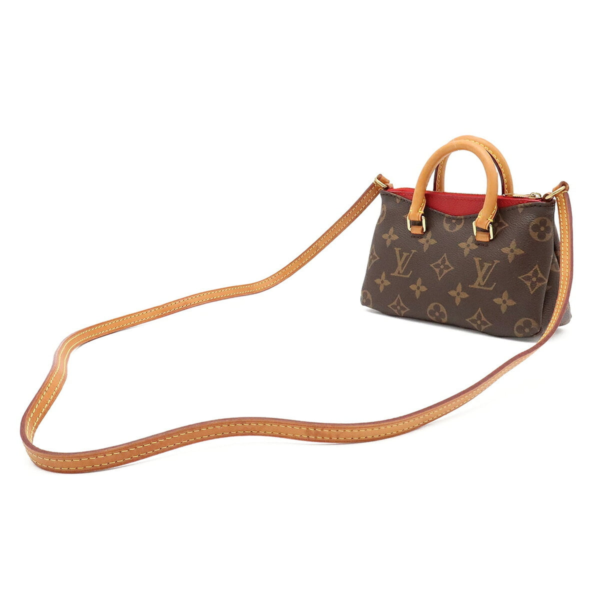 Louis Vuitton Cerise Monogram Red Color Monogram Handbag Shoulder Bag (Pre-Owned)
