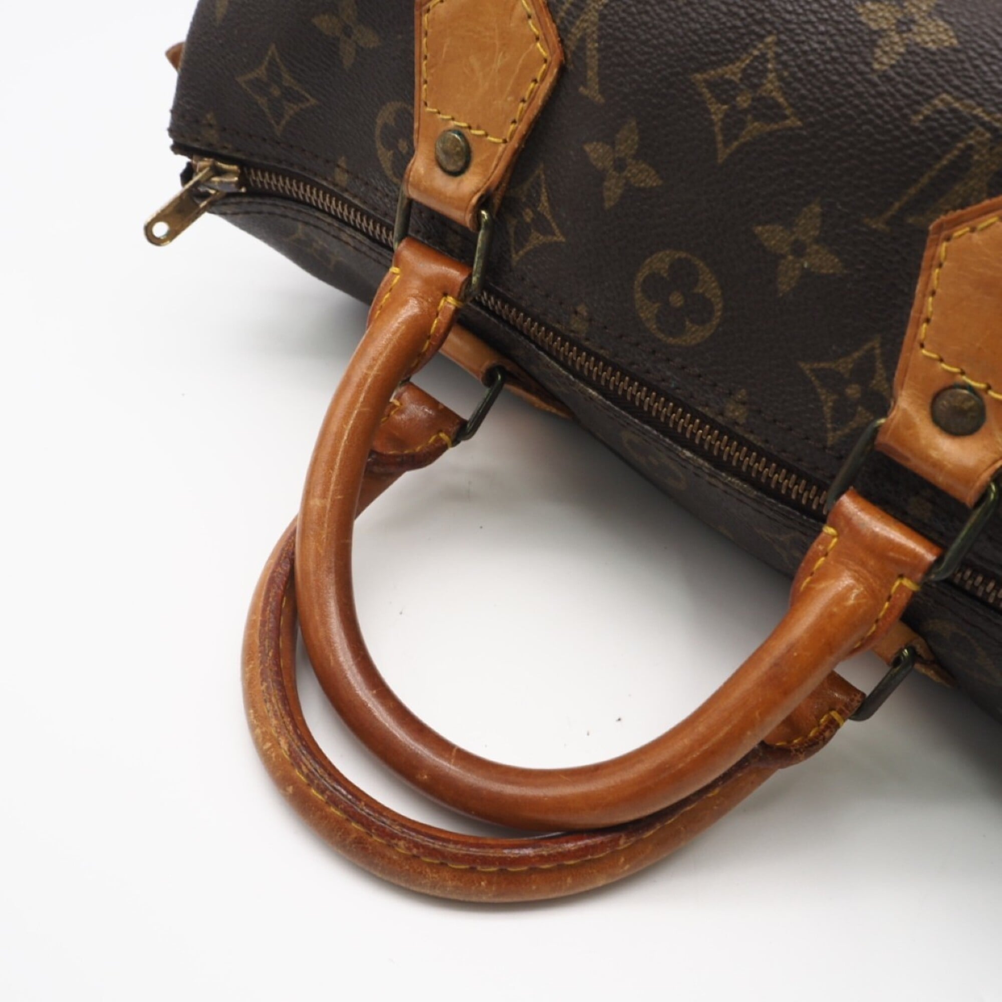 Louis Vuitton Black Coated Canvas Leather Handbag (Pre-Owned)