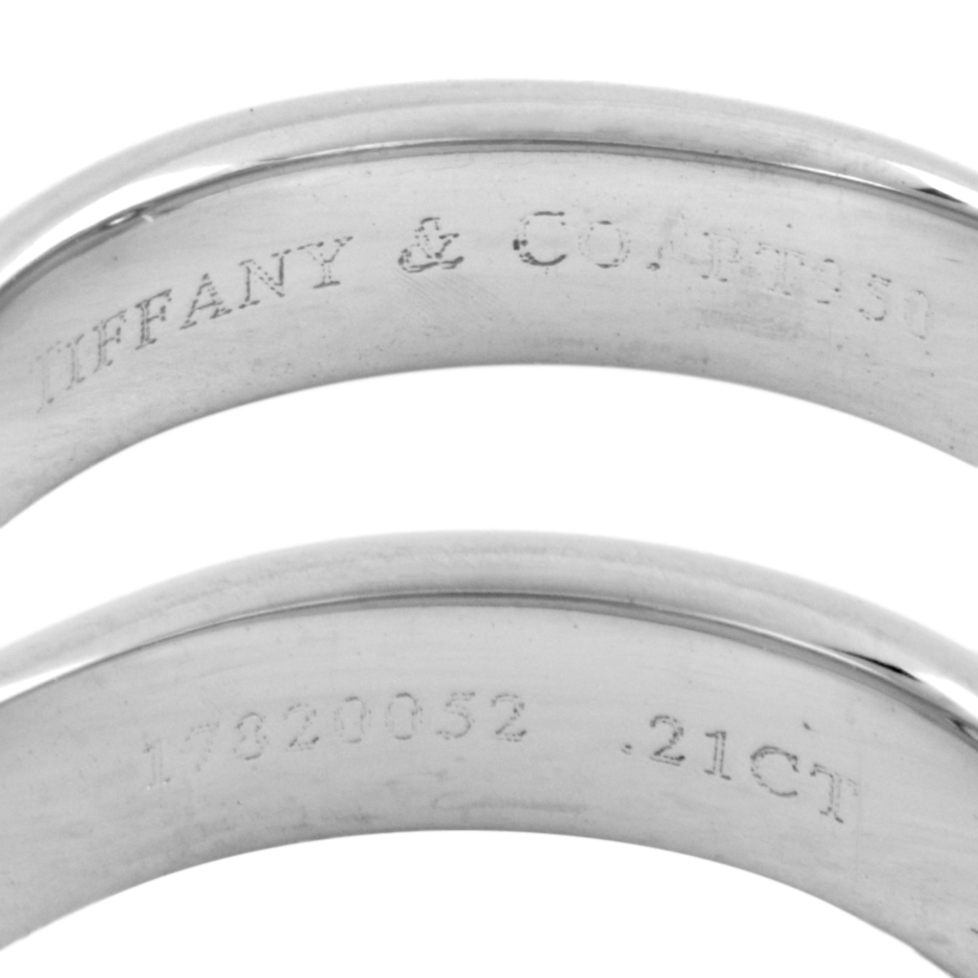 Tiffany Platinum 950 Band Ring (Pre-Owned)