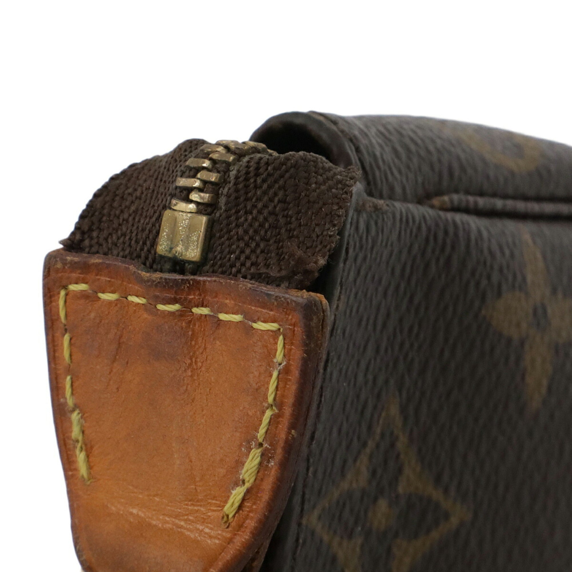 Louis Vuitton Brown Monogram Pochette Pouch (Pre-Owned)