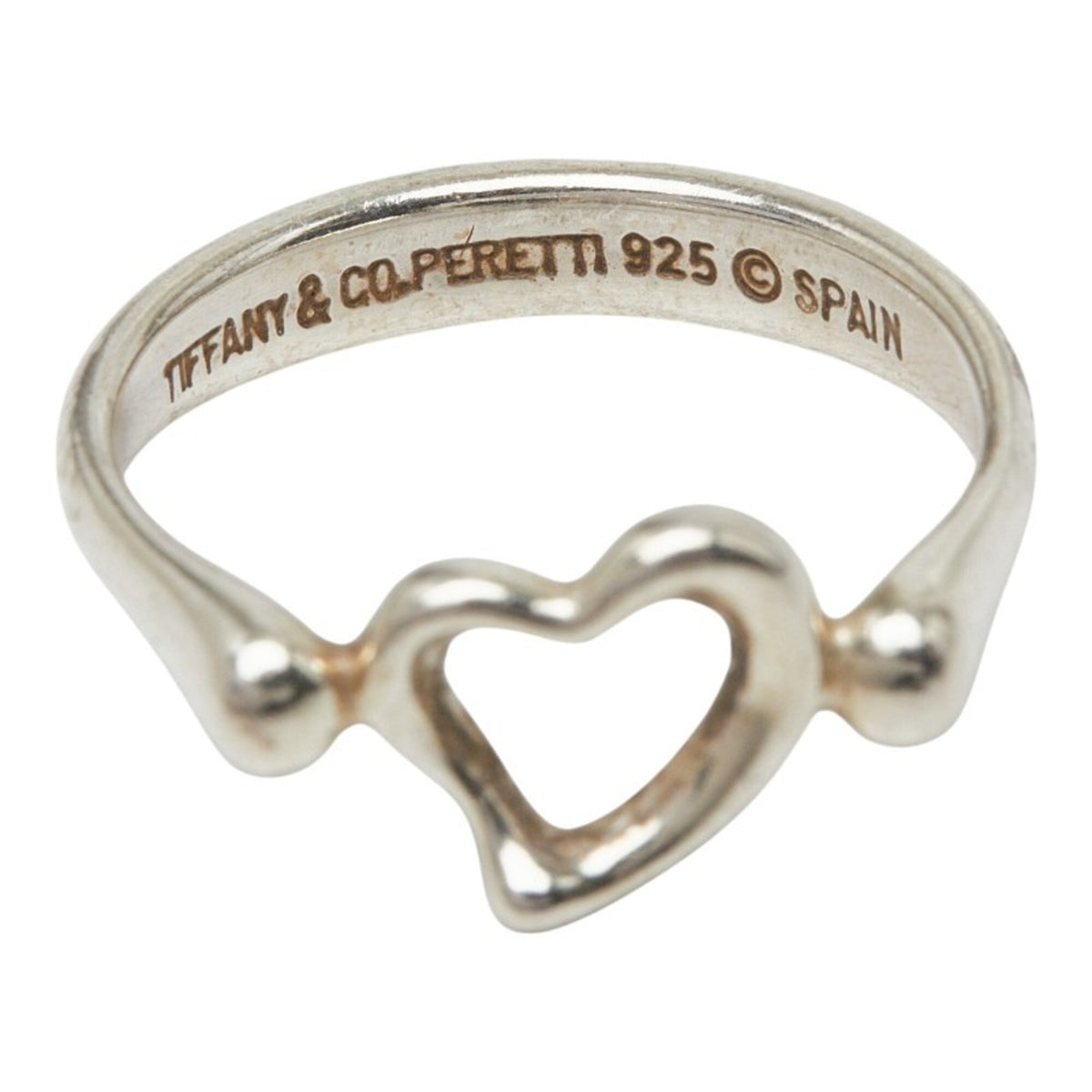 Tiffany Silver 925 Band Ring (Pre-Owned)