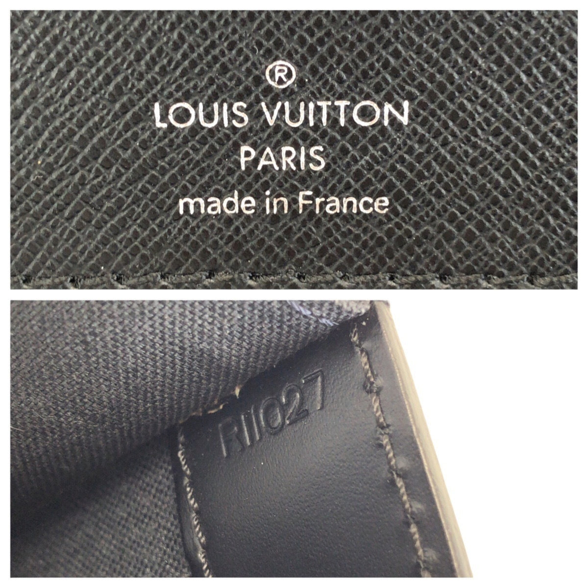 Louis Vuitton Black Taiga Leather Briefcase (Pre-Owned)