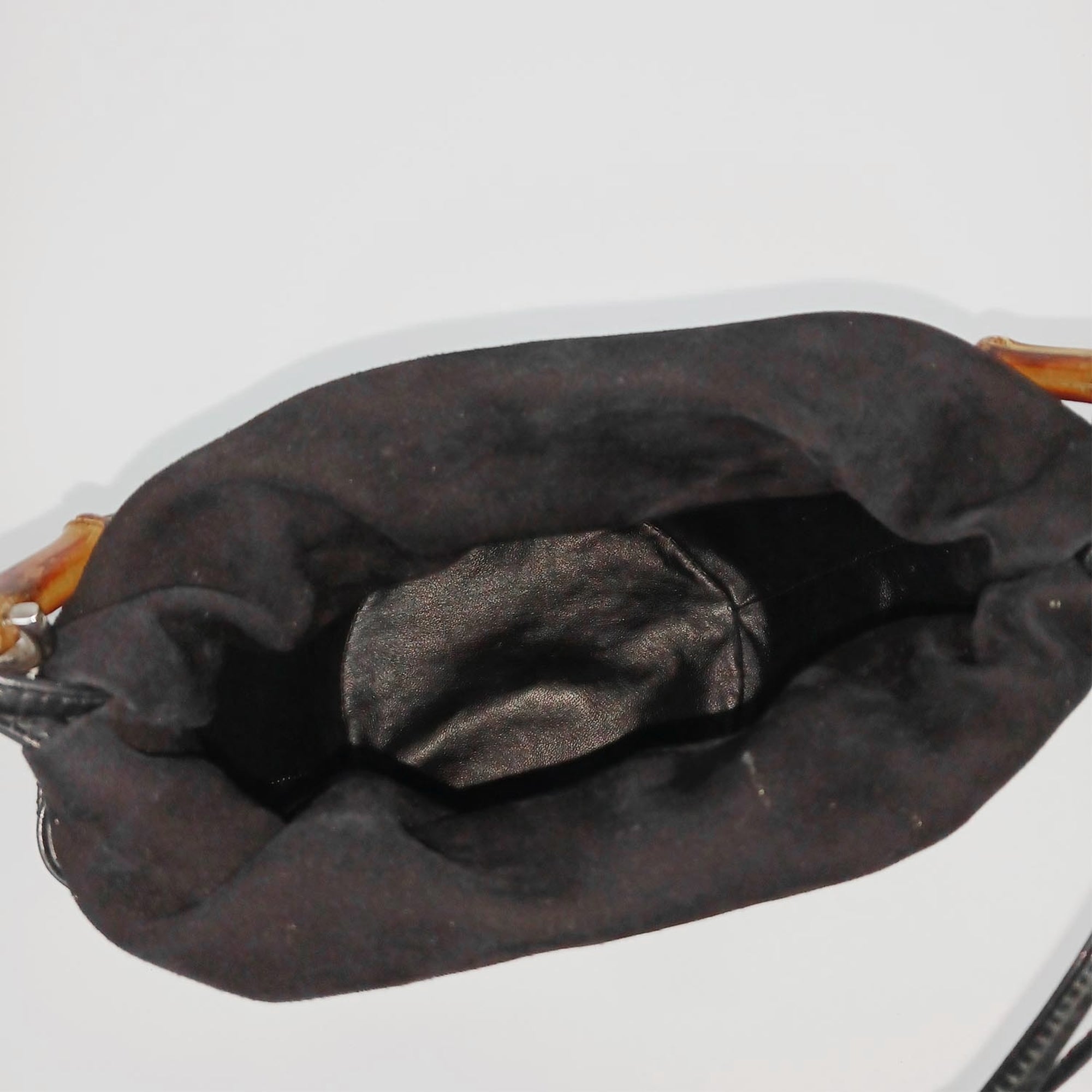 Gucci Black Patent Leather Leather Handbag Shoulder Bag (Pre-Owned)