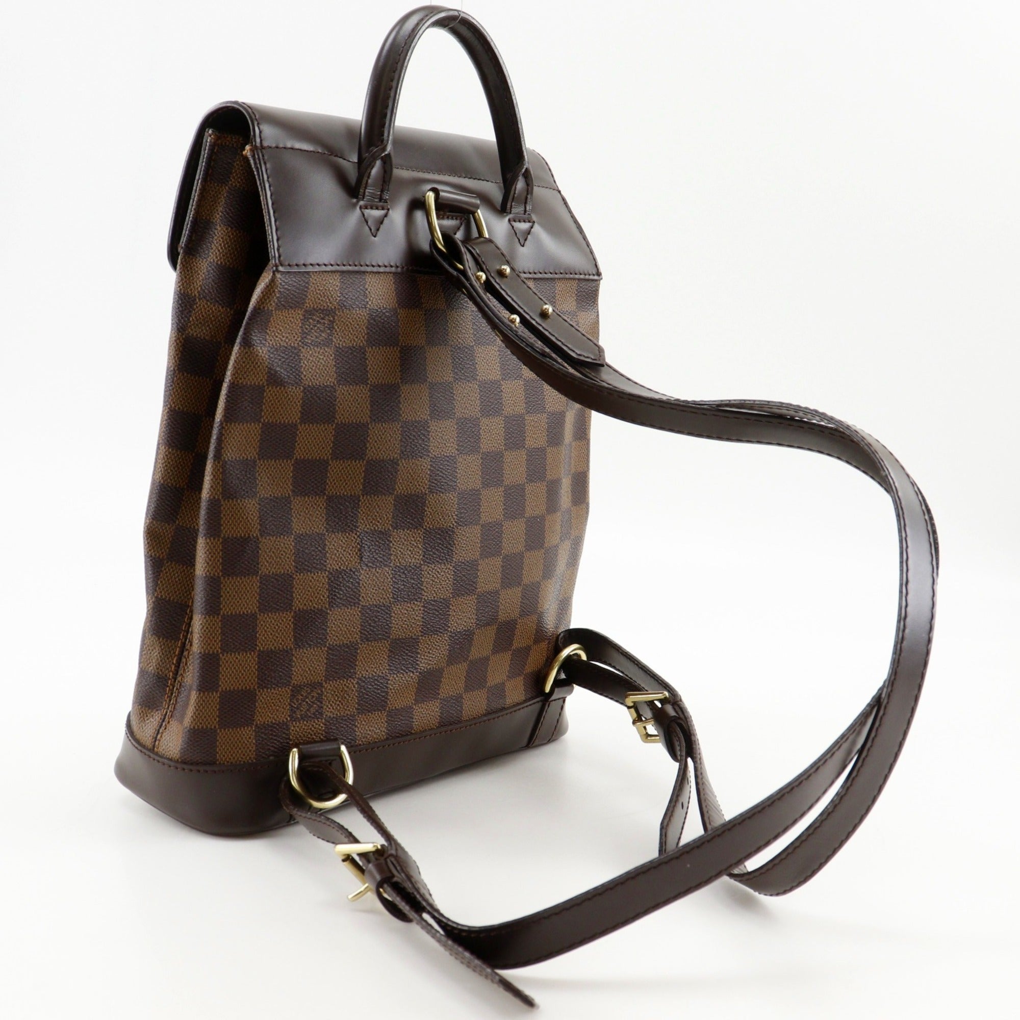 Louis Vuitton Brown Damier Canvas Backpack (Pre-Owned)