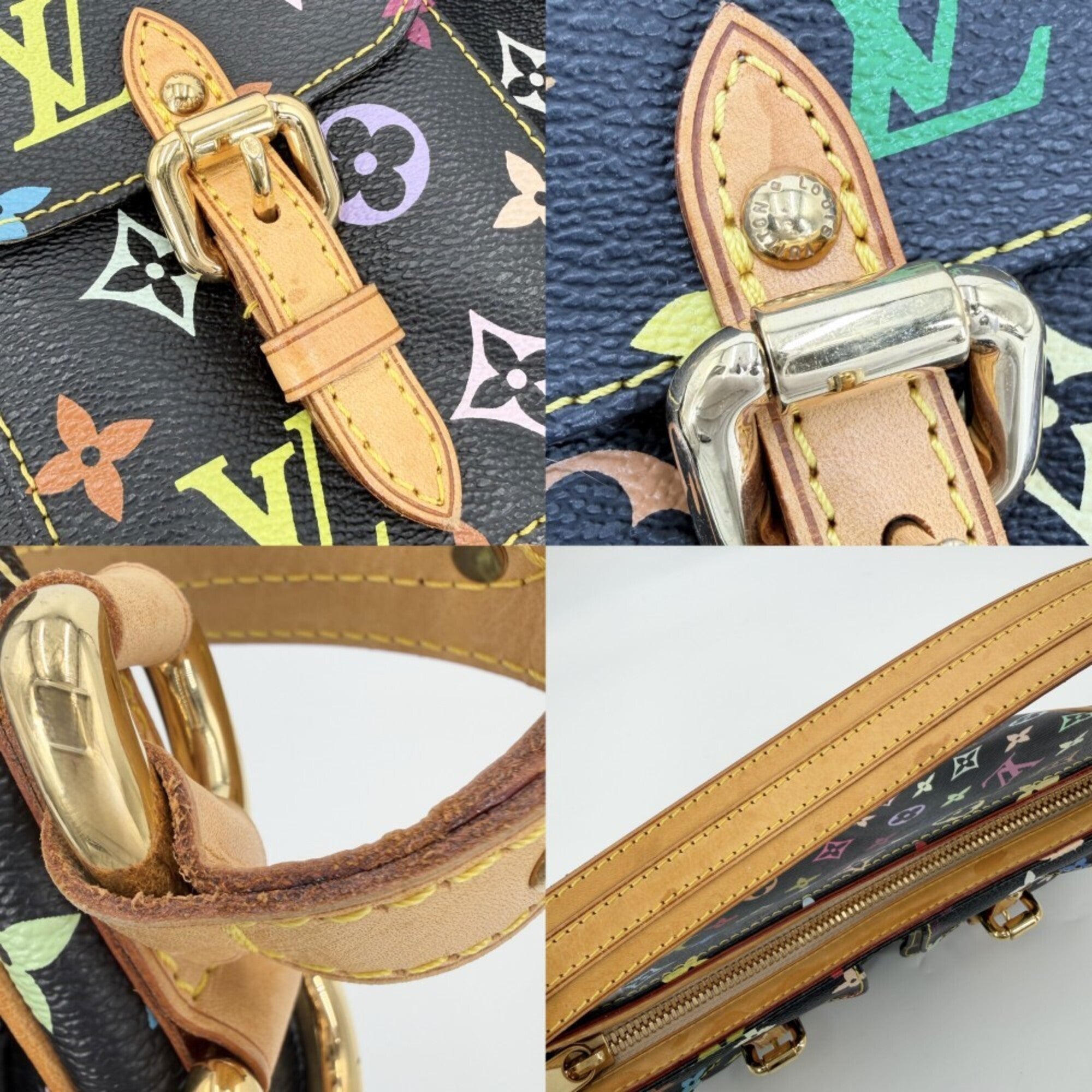 Louis Vuitton Multi-Color Noir Monogram Multicolore Shoulder Bag (Pre-Owned)