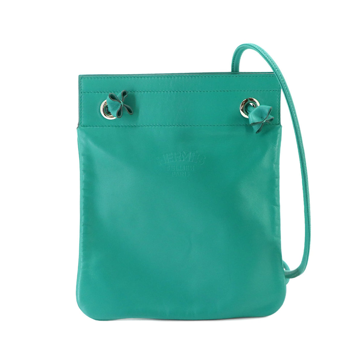 Hermes Green Vert Swift Leather Handbag Shoulder Bag (Pre-Owned)