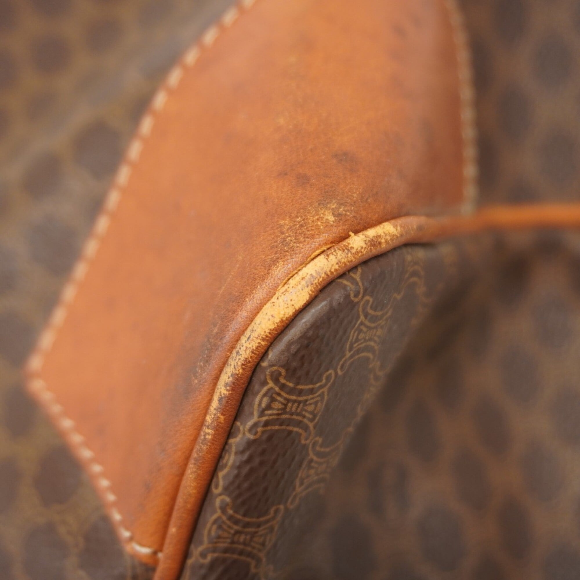 Celine Brown Pvc Boston Bag (Pre-Owned)