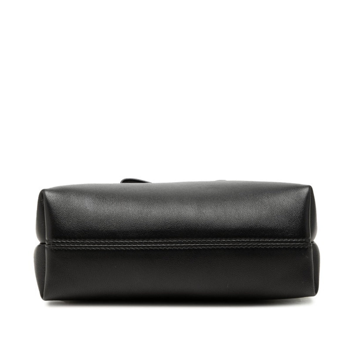Salvatore Ferragamo Black Leather Shoulder Bag (Pre-Owned)
