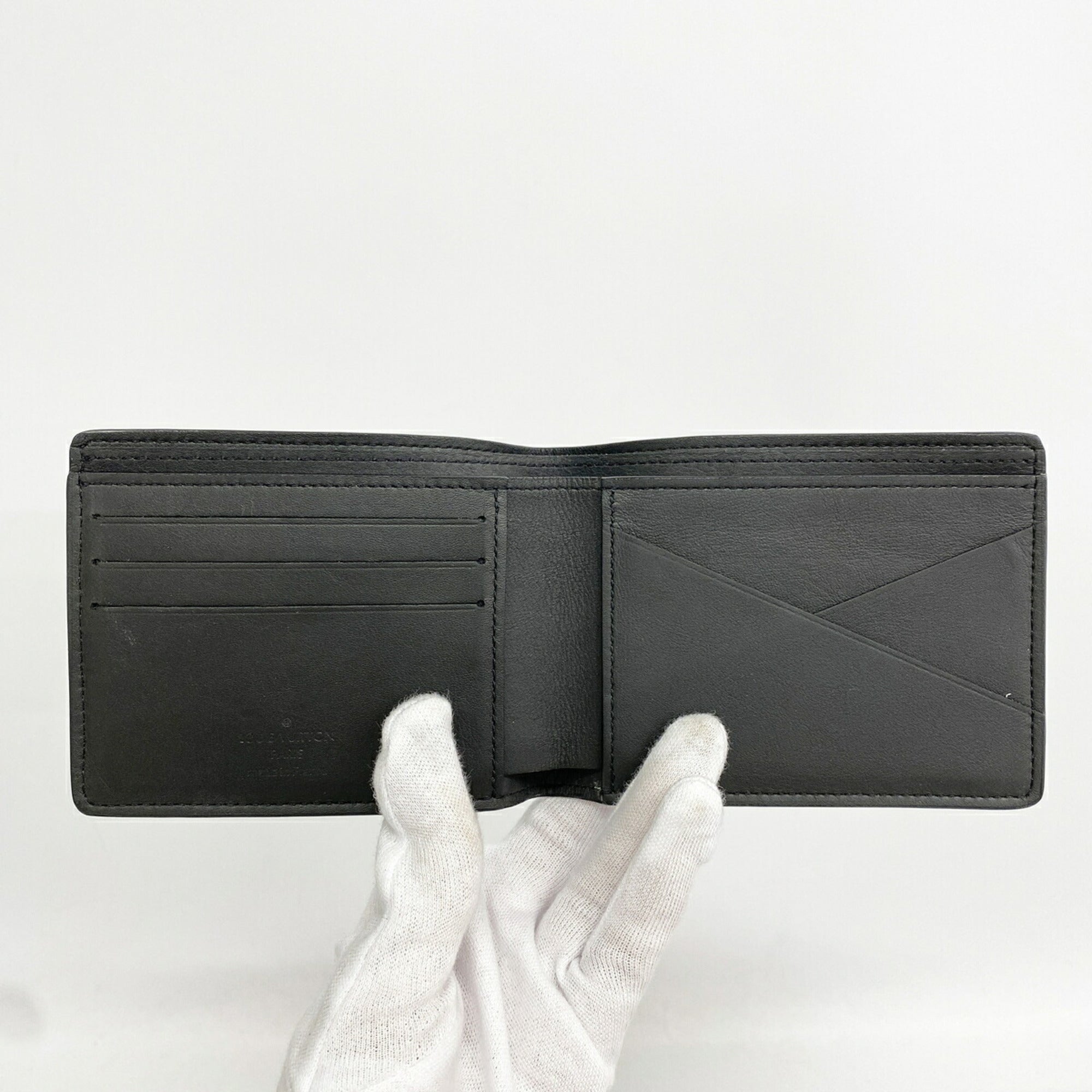 Louis Vuitton Noir Bill Wallet (Bi-Fold) (Pre-Owned)
