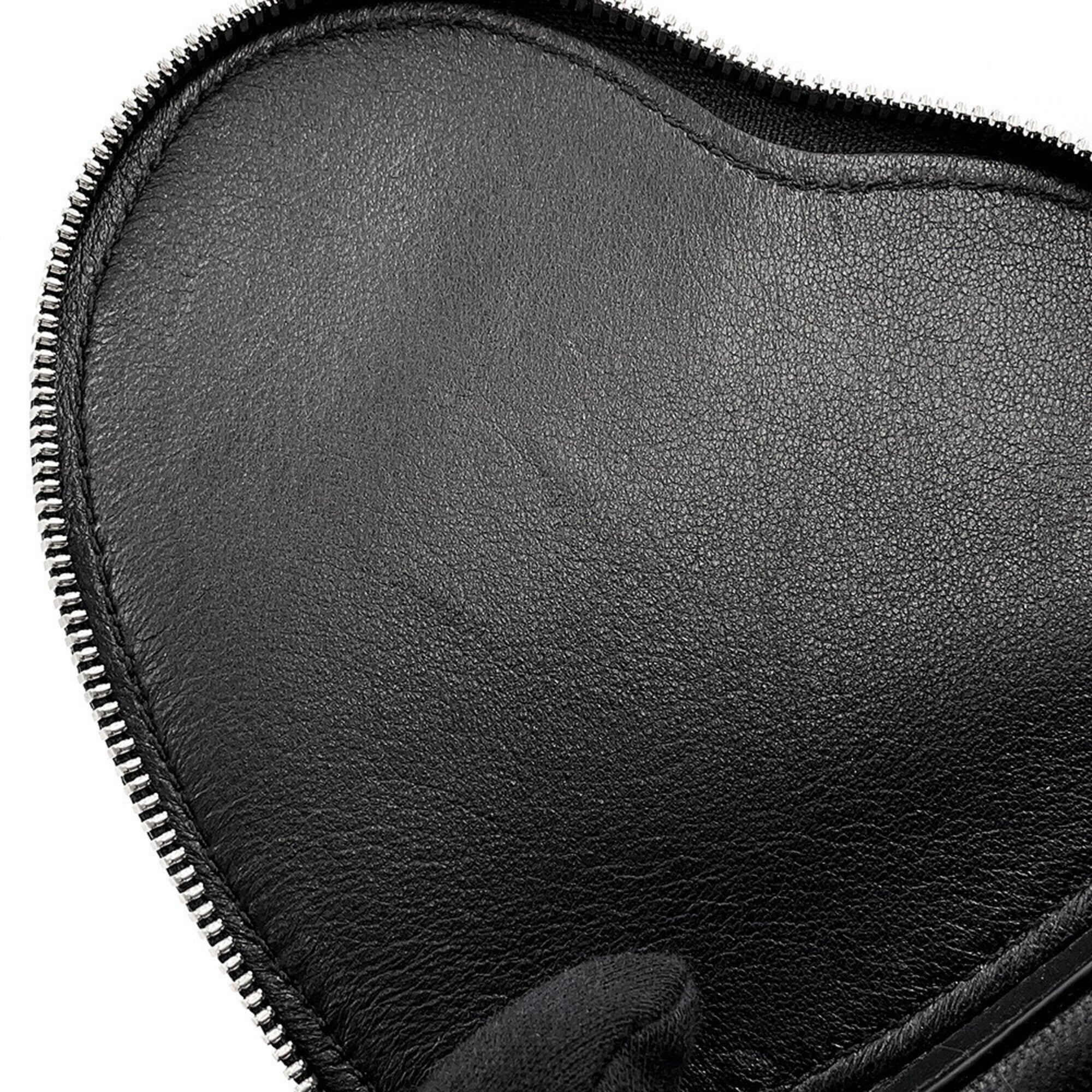 Balenciaga Black Leather Handbag Pouch (Pre-Owned)