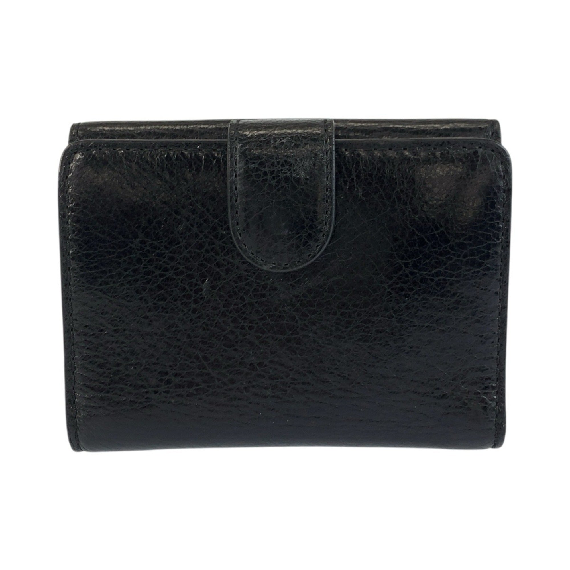 Celine Black Leather Wallet (Bi-Fold) (Pre-Owned)