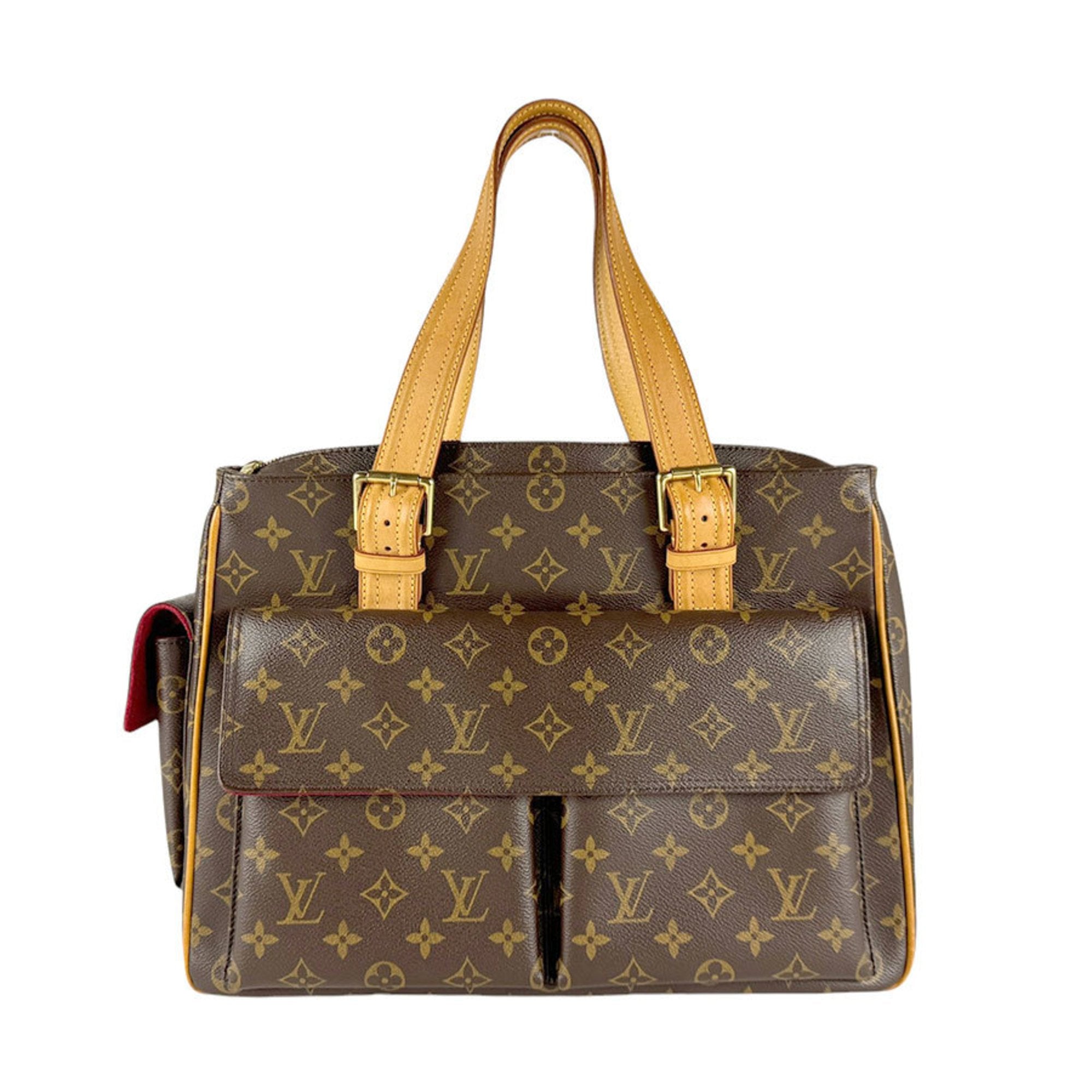 Louis Vuitton Brown Monogram Canvas Handbag (Pre-Owned)