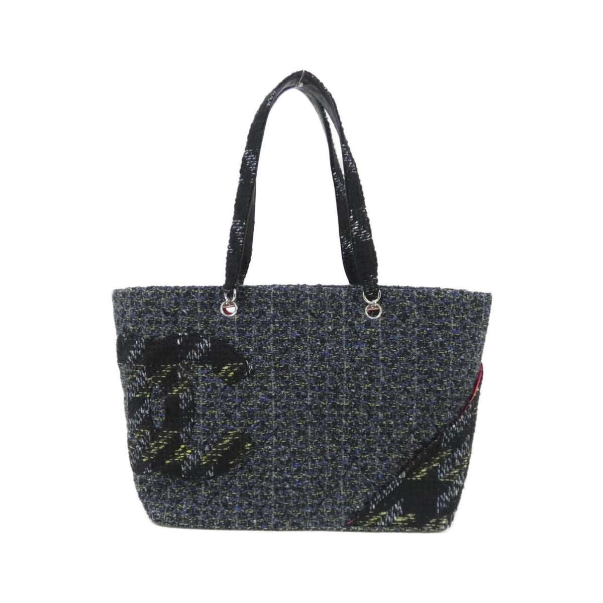 Chanel Navy Tweed Shoulder Bag (Pre-Owned)