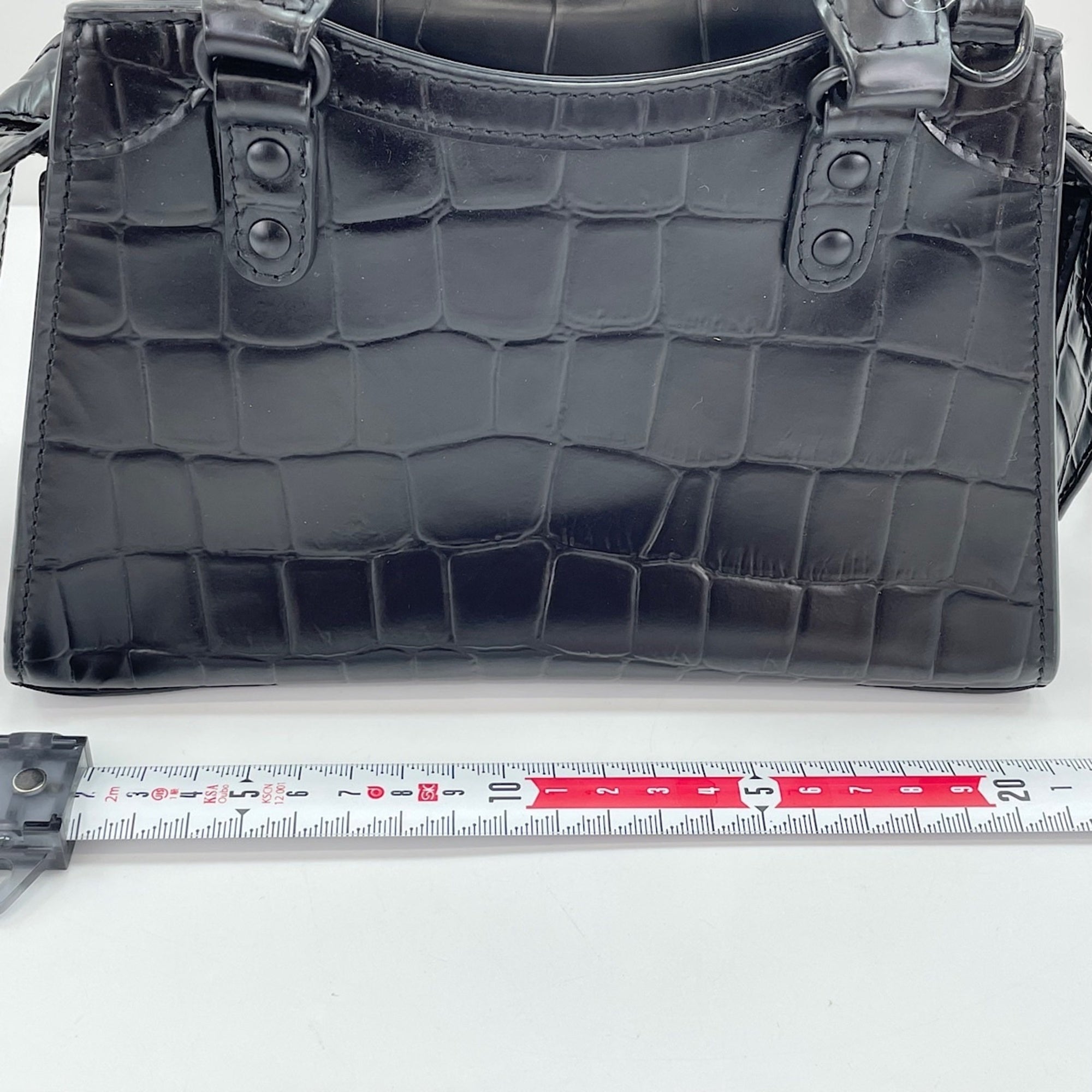 Balenciaga Black Leather Handbag (Pre-Owned)