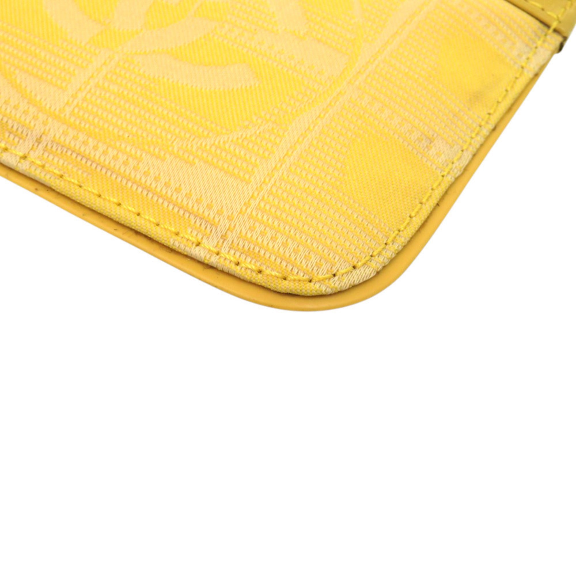 Chanel Yellow Pvc Leather Coin Purse/Coin Case (Pre-Owned)