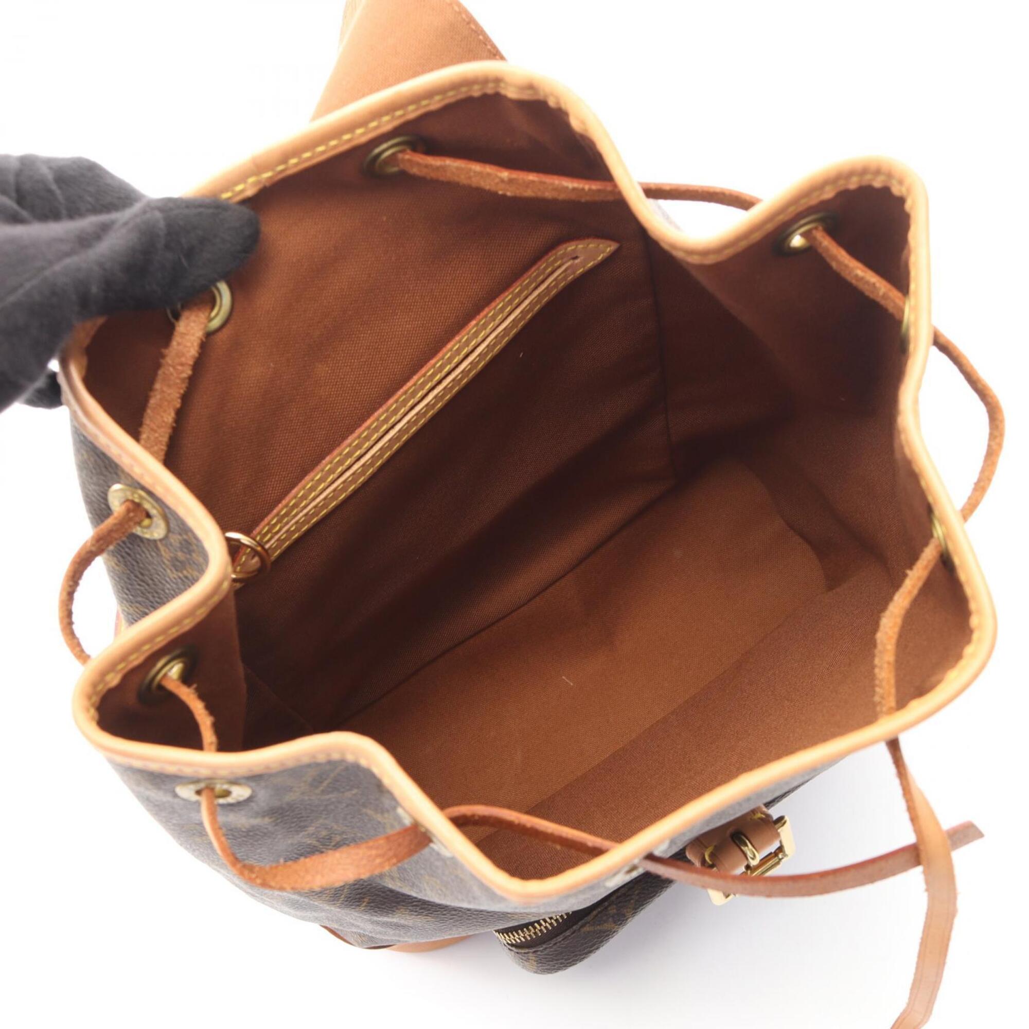 Louis Vuitton Brown Monogram Monogram Leather Backpack (Pre-Owned)