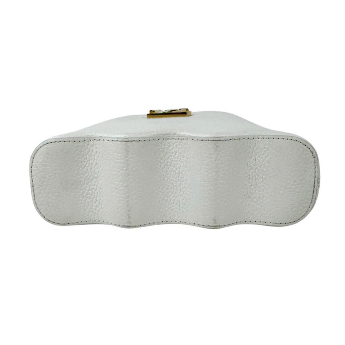 Louis Vuitton White Leather Handbag Shoulder Bag (Pre-Owned)
