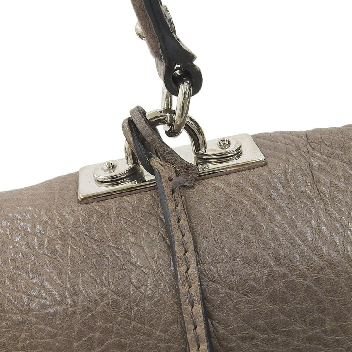 Celine Gray Leather Handbag (Pre-Owned)