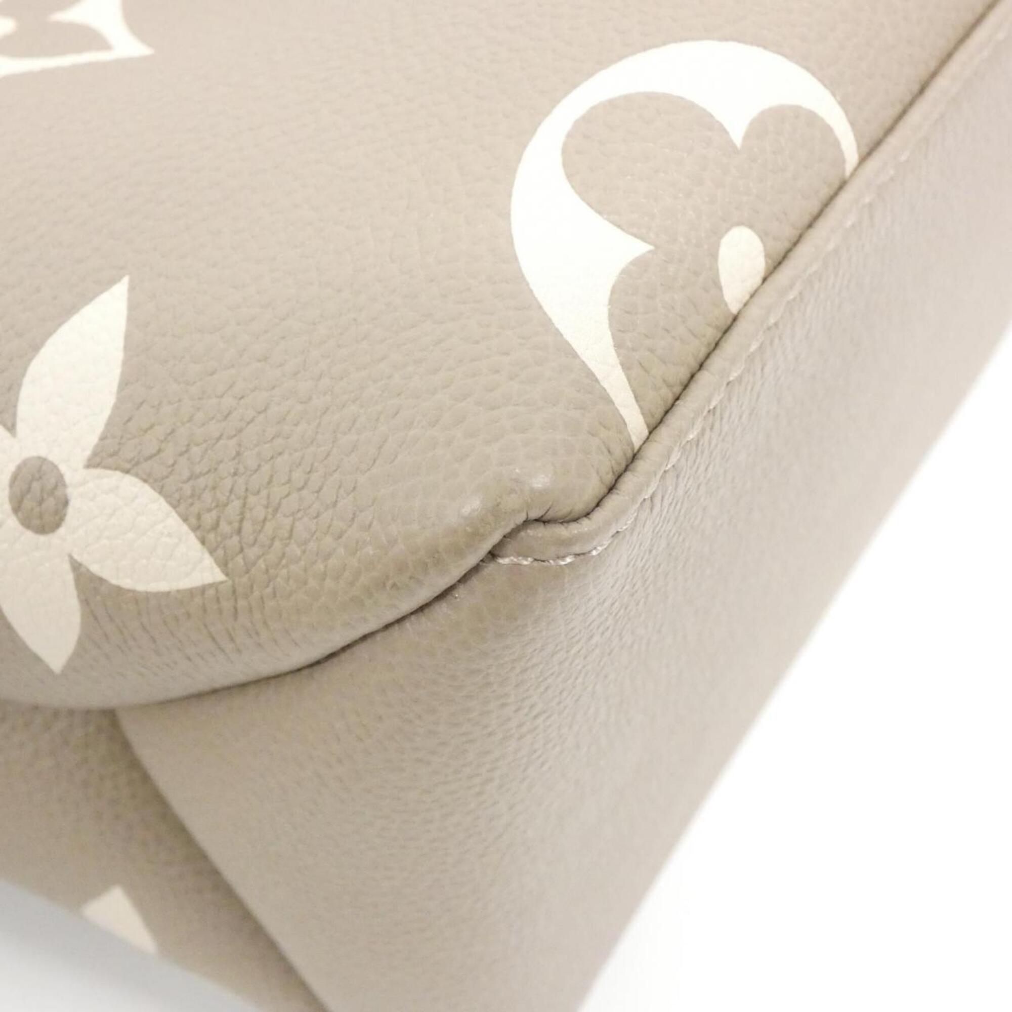 Louis Vuitton Monogram Empreinte Tourterelle Leather Handbag (Pre-Owned)