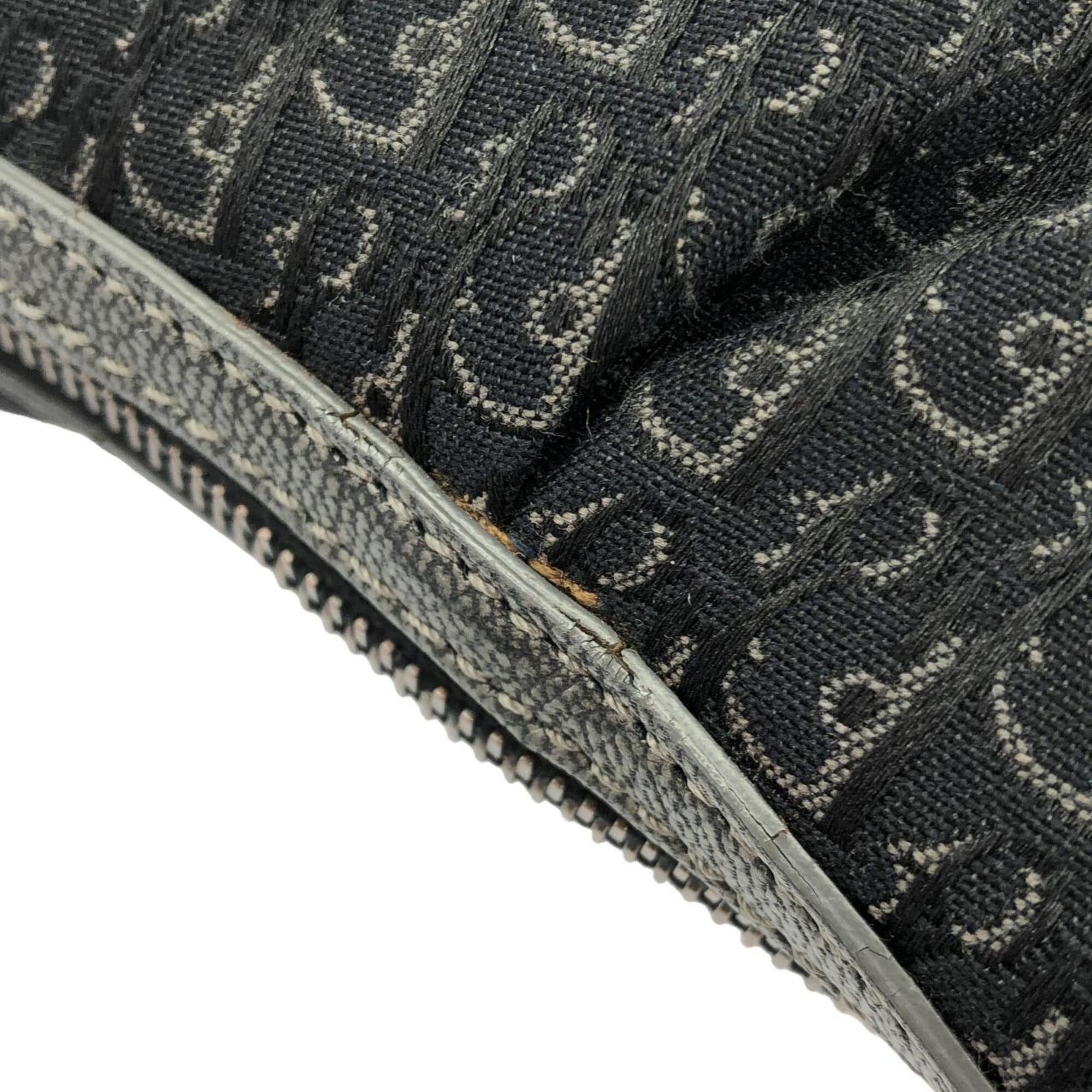 Christian Dior Black Canvas Shoulder Bag (Pre-Owned)