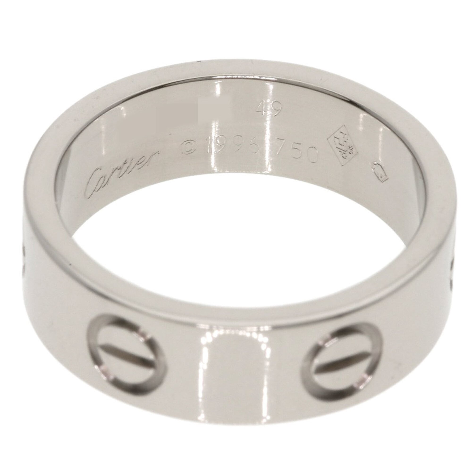 Cartier Love White Gold (18K) Band Ring (Pre-Owned)