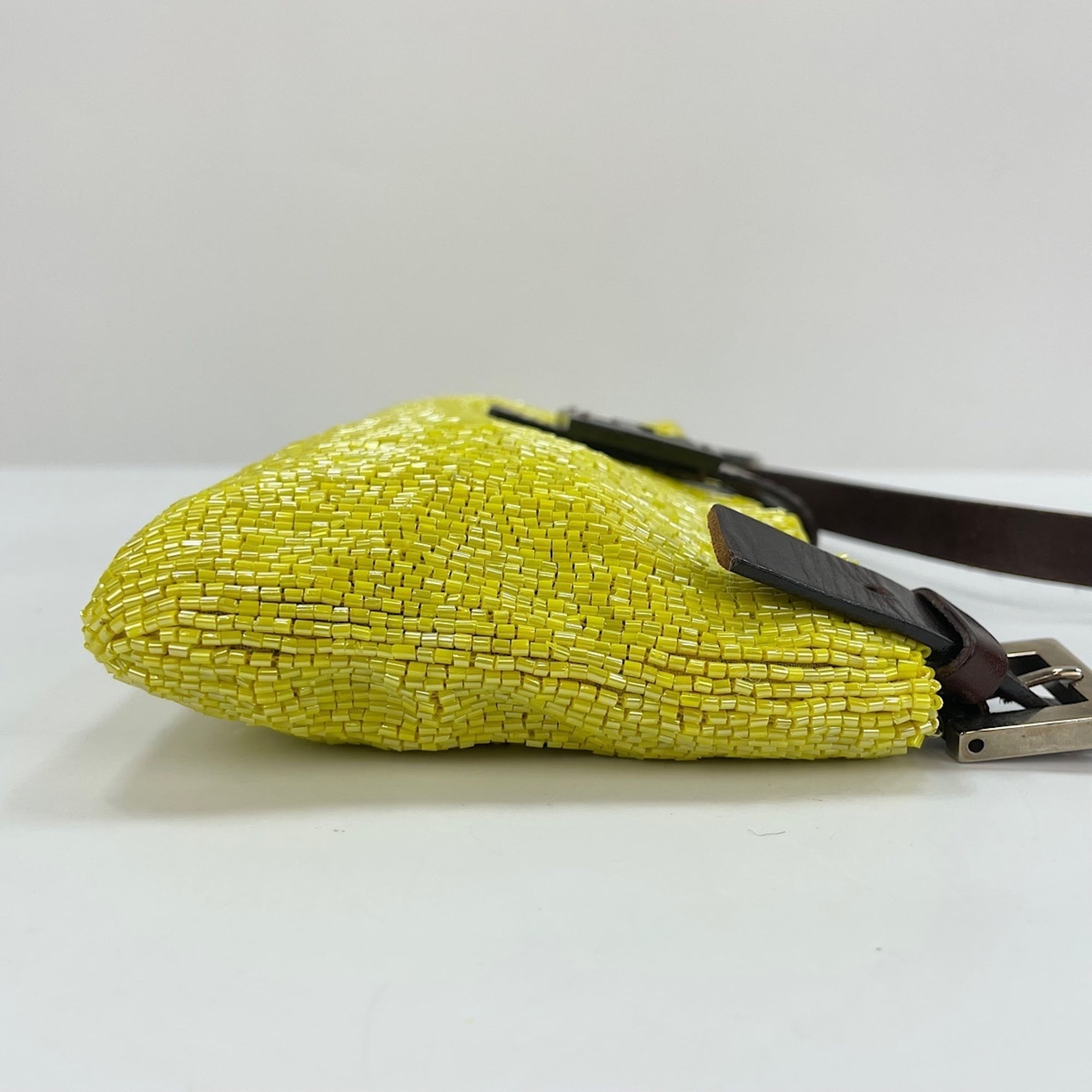 Fendi Yellow Beads Shoulder Bag (Pre-Owned)