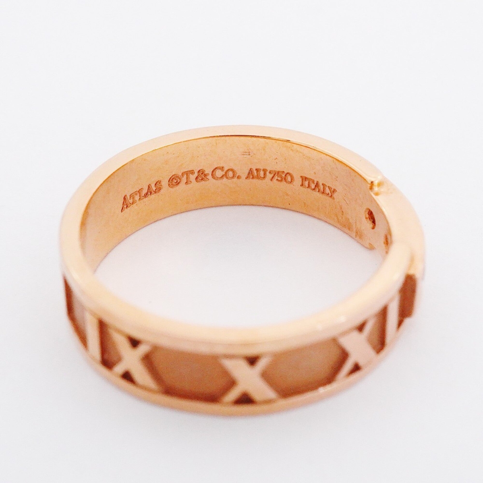 Tiffany Pink Gold (18K) Band Ring (Pre-Owned)