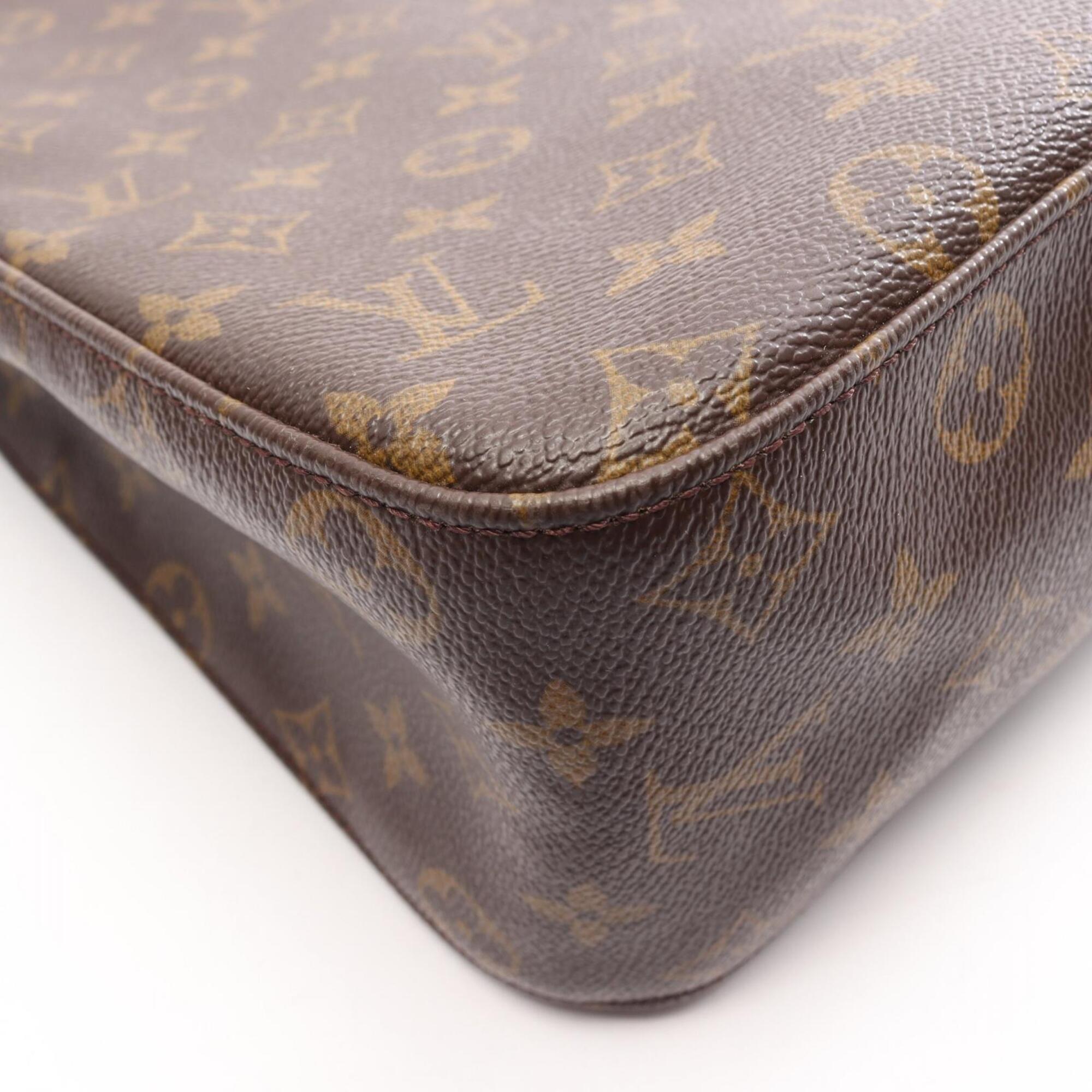 Louis Vuitton Brown Pvc Leather Handbag Shoulder Bag (Pre-Owned)