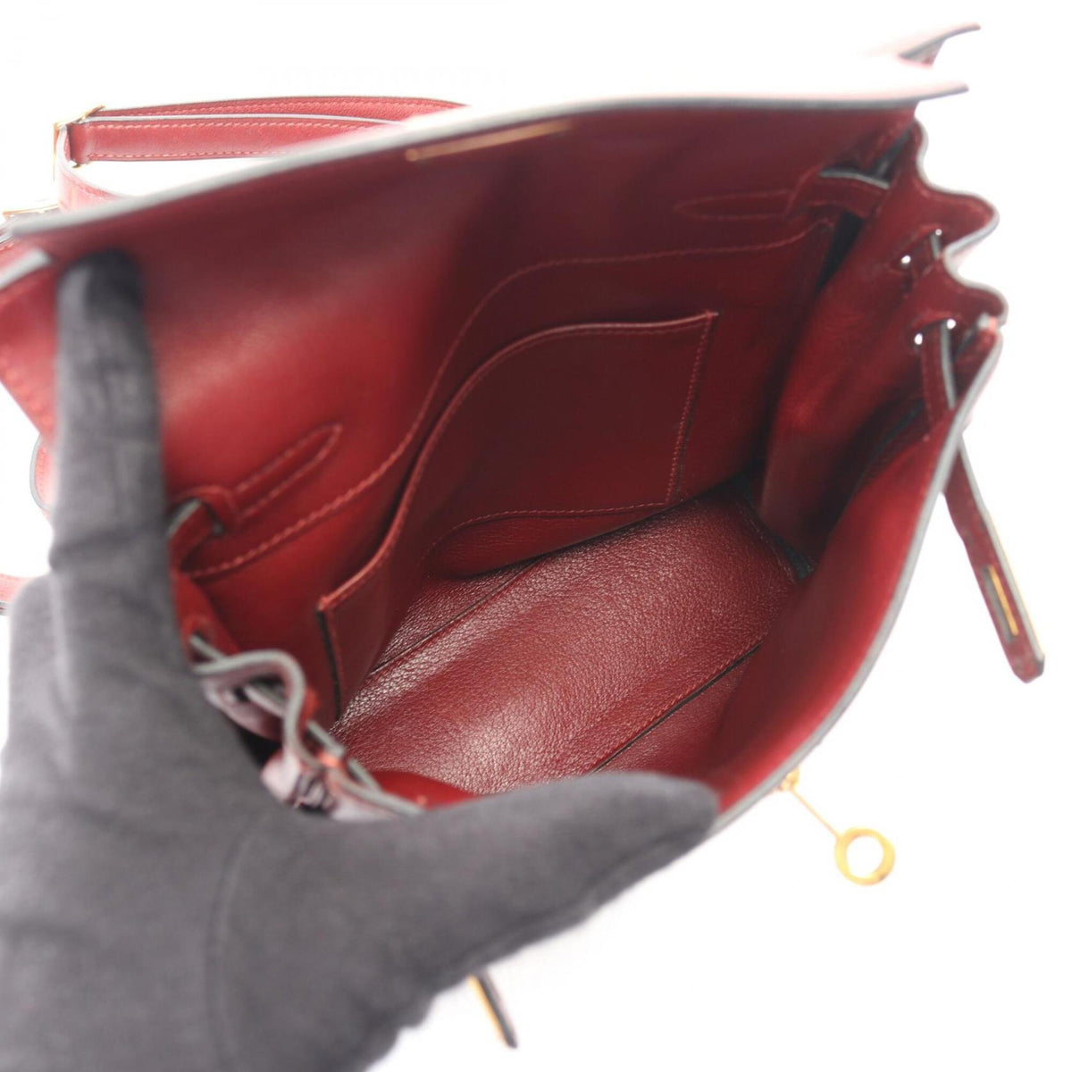 Hermes Bordeaux Gulliver Leather Backpack (Pre-Owned)