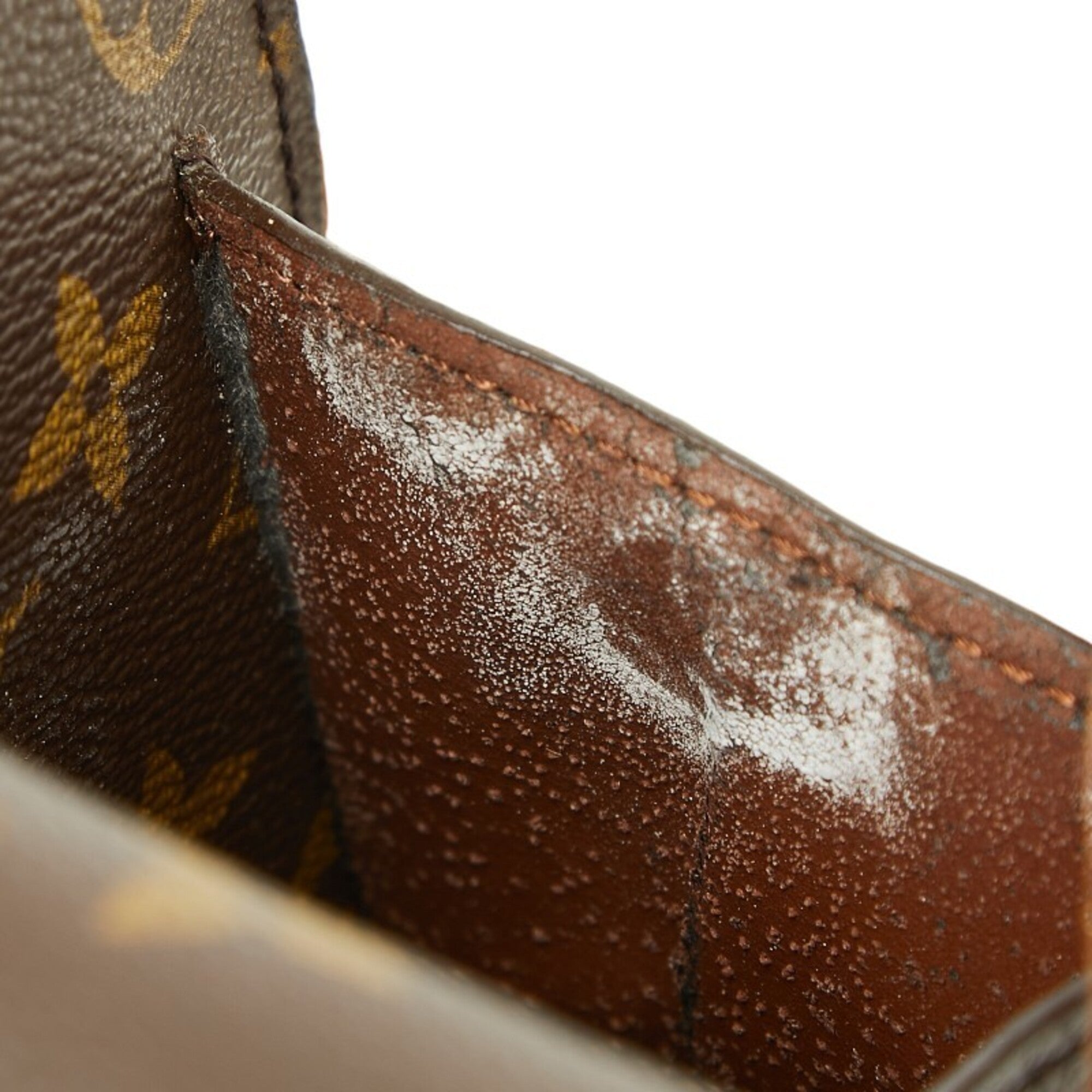 Louis Vuitton Brown Pvc Leather Shoulder Bag (Pre-Owned)