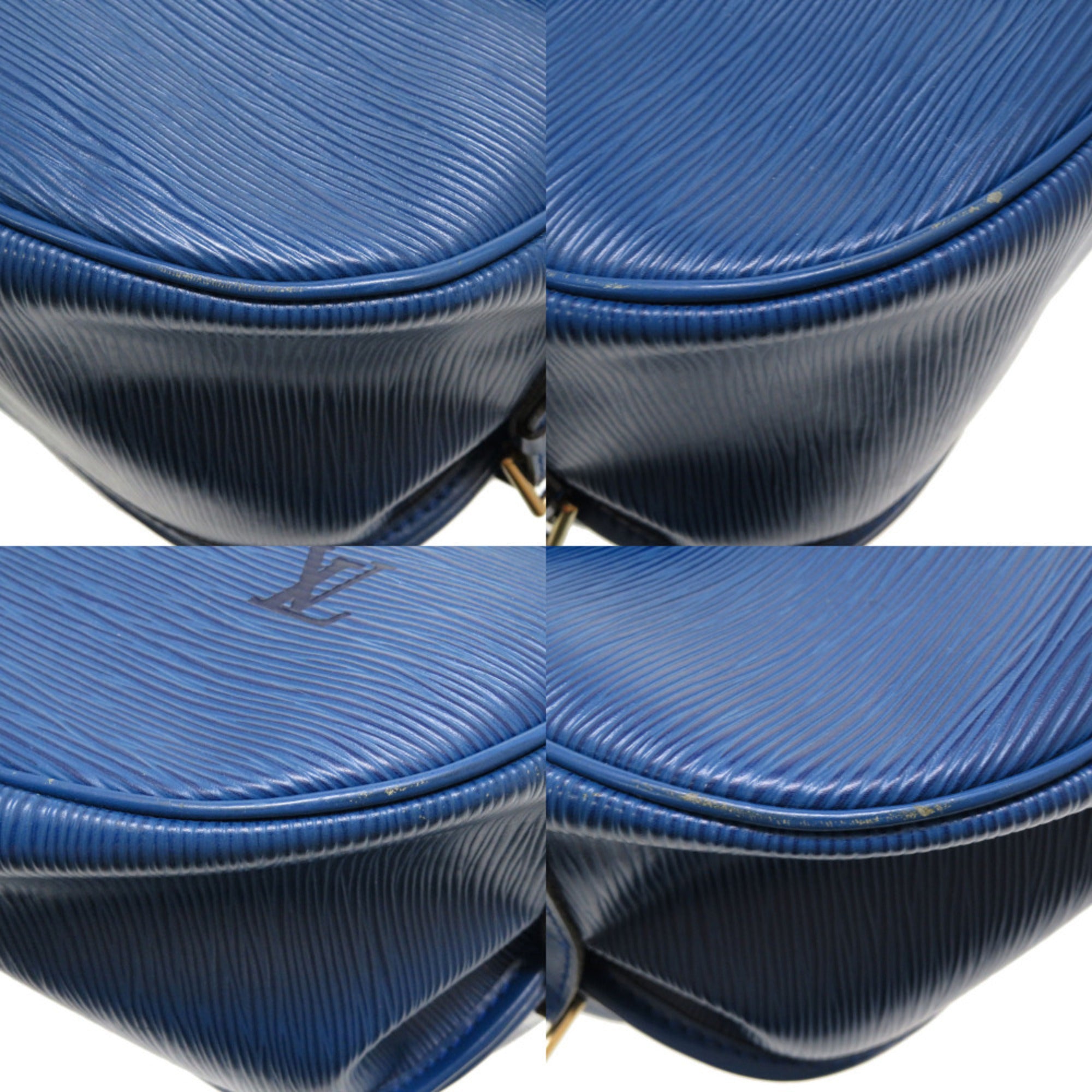 Louis Vuitton Epi Blue Toledo Blue Epi Leather Shoulder Bag (Pre-Owned)