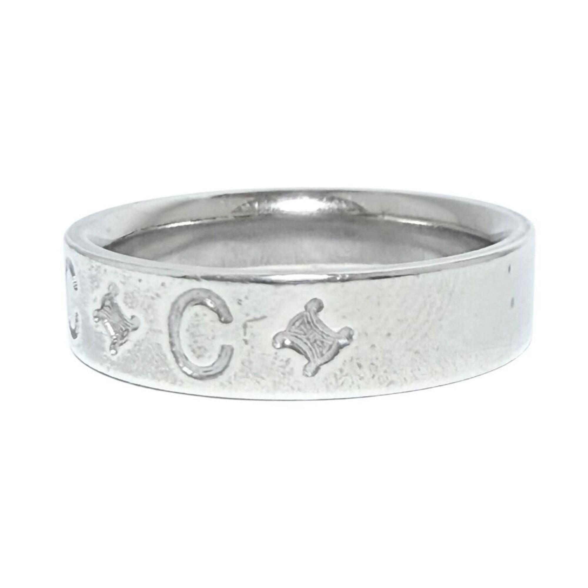 Celine Silver Silver 925 Band Ring (Pre-Owned)