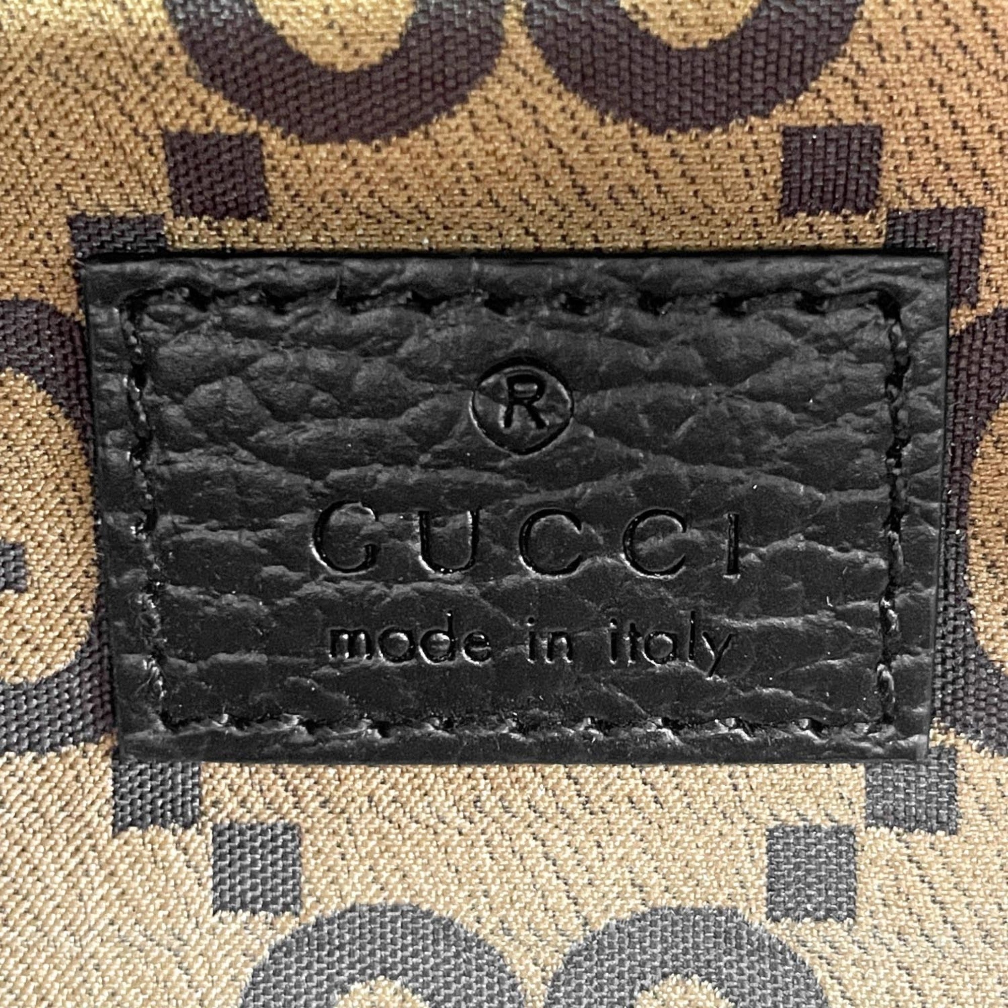 Gucci Brown Nylon Fanny Pack Sling Bag (Pre-Owned)