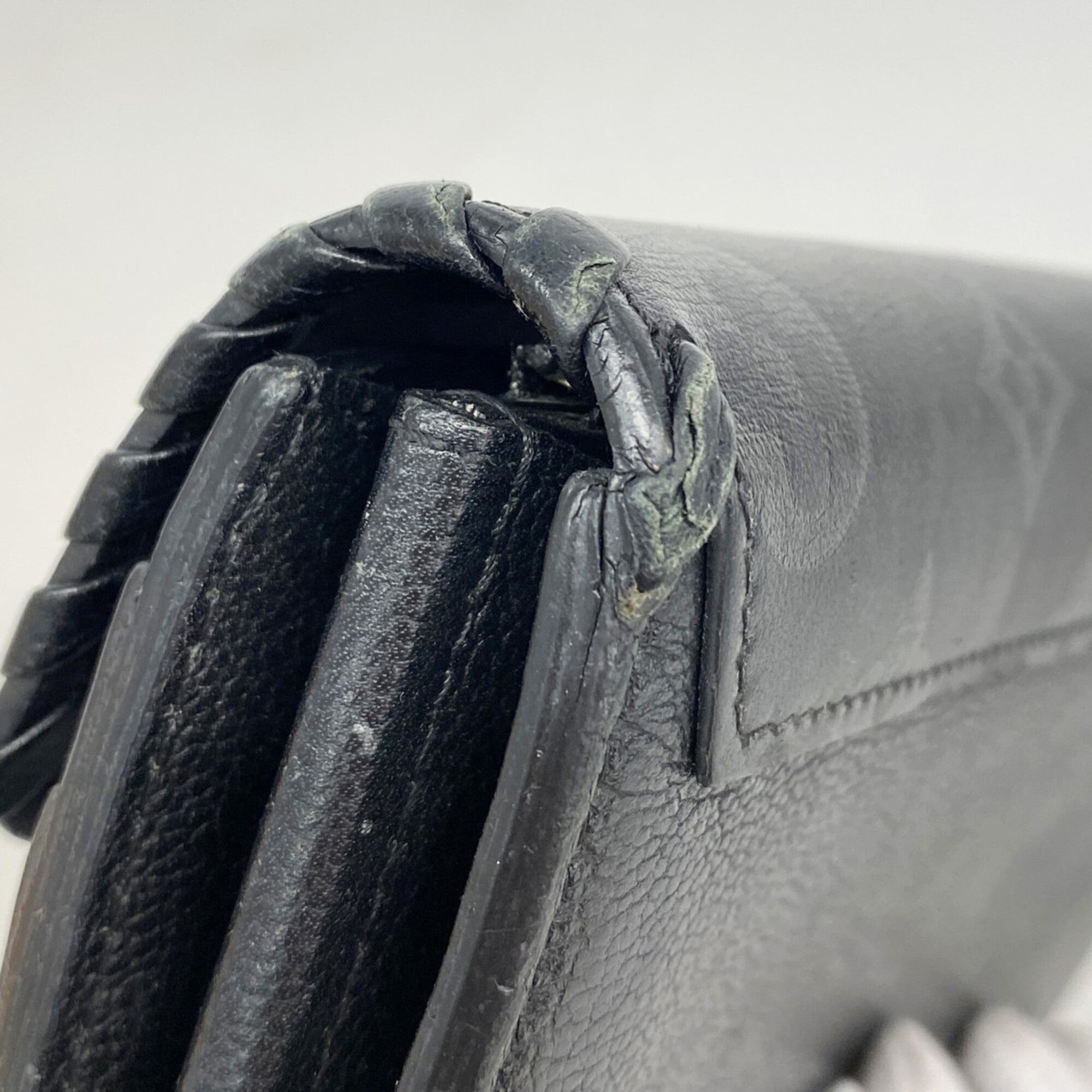 Louis Vuitton Noir Long Wallet (Bi-Fold) (Pre-Owned)