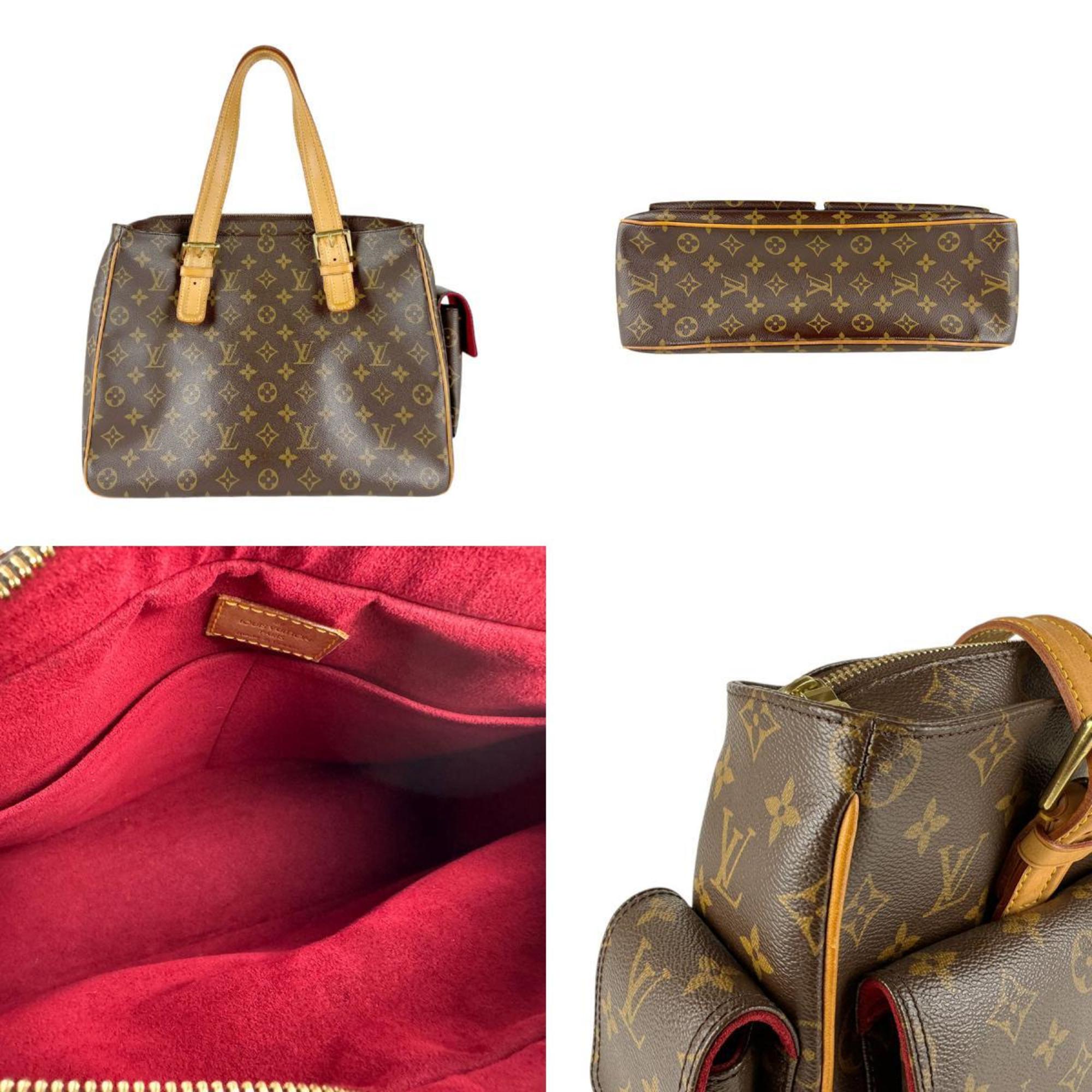 Louis Vuitton Brown Monogram Canvas Handbag (Pre-Owned)