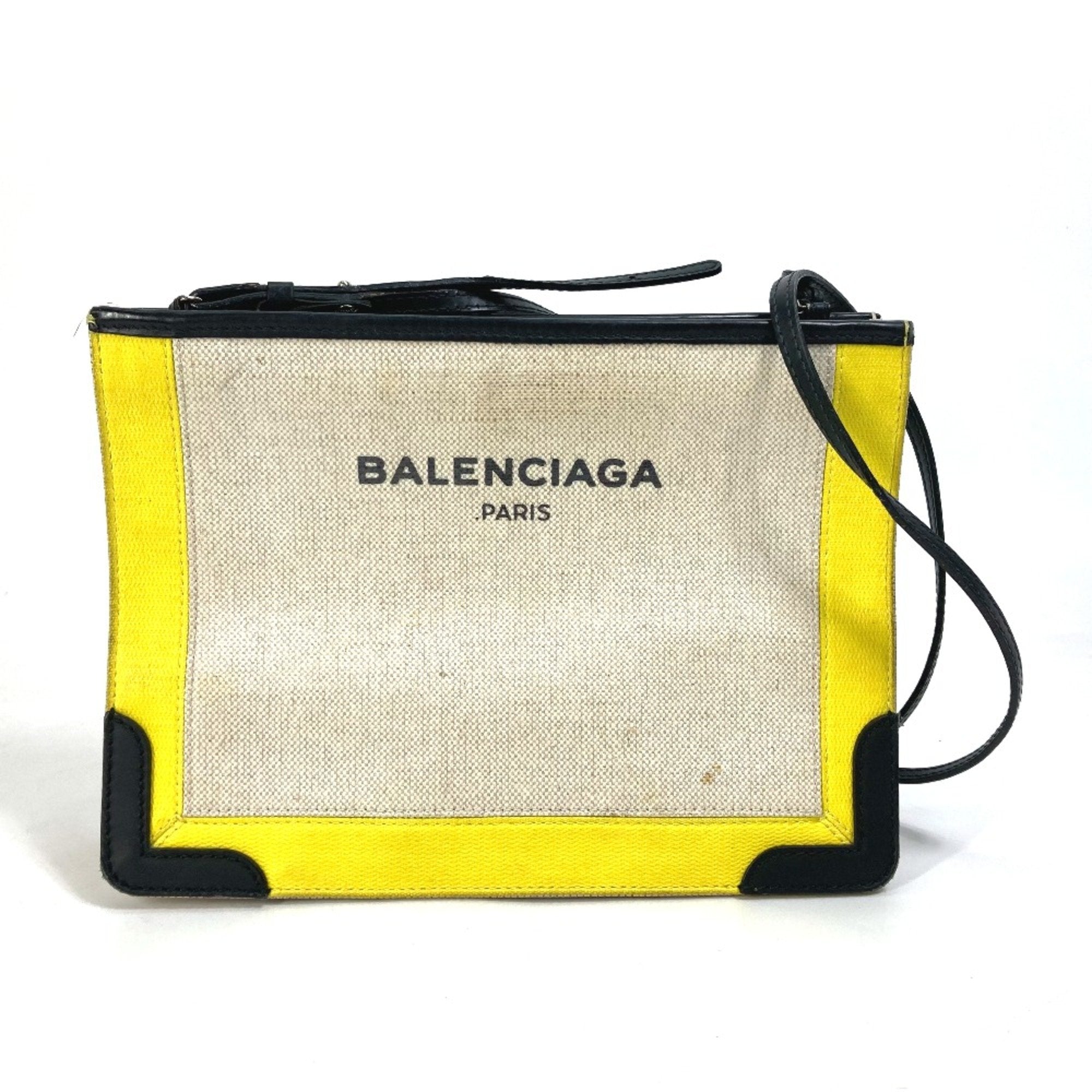 Balenciaga Yellow Leather Shoulder Bag (Pre-Owned)