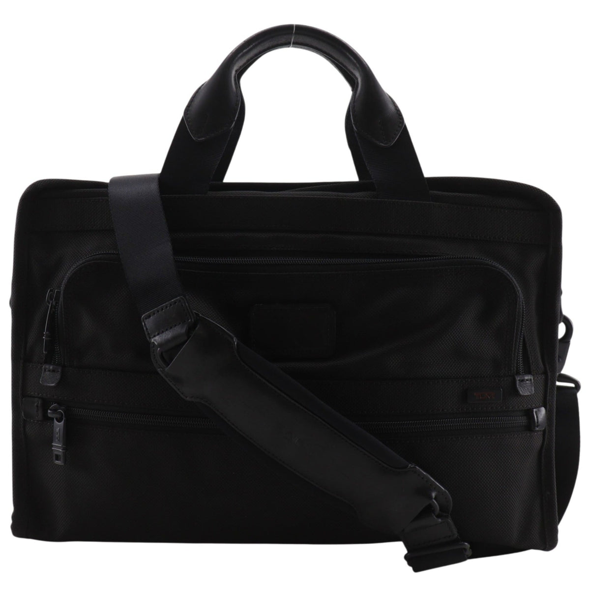 Tumi Black Nylon Canvas Briefcase (Pre-Owned)