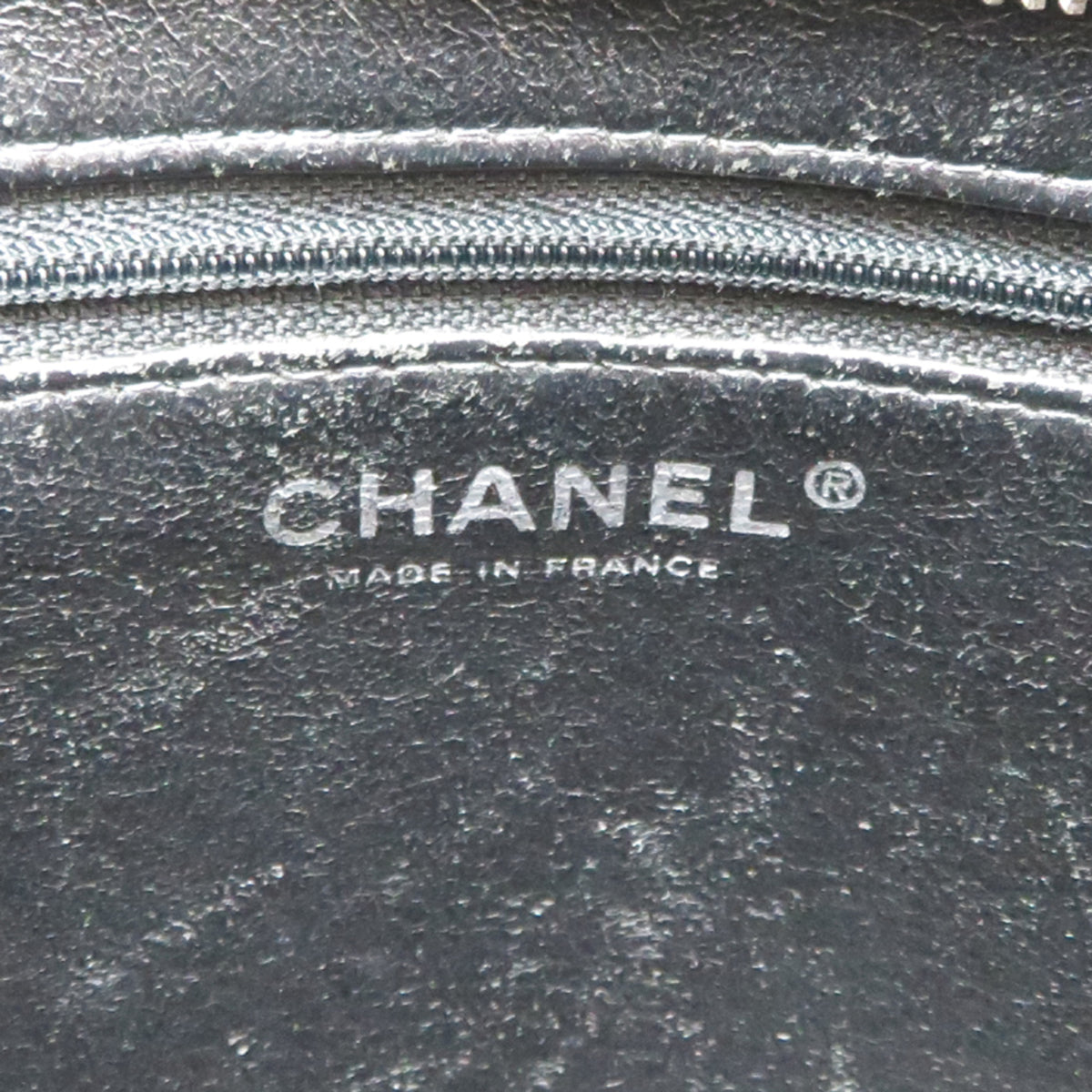 Chanel Black Grained Calfskin Tote Bag (Pre-Owned)