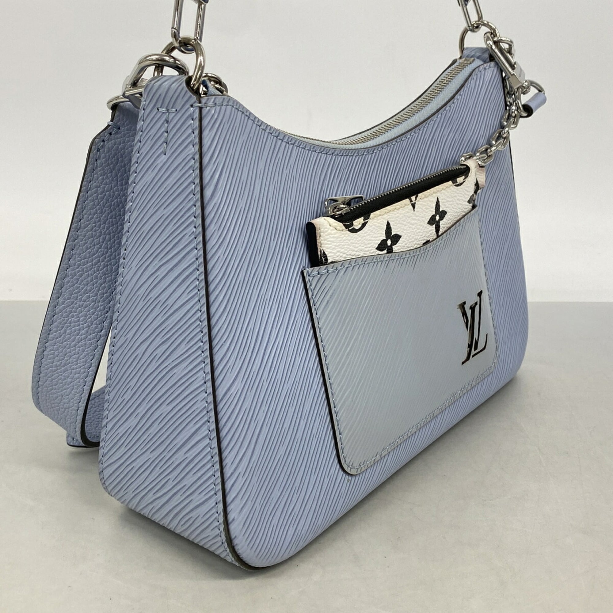 Louis Vuitton Blue Handbag (Pre-Owned)