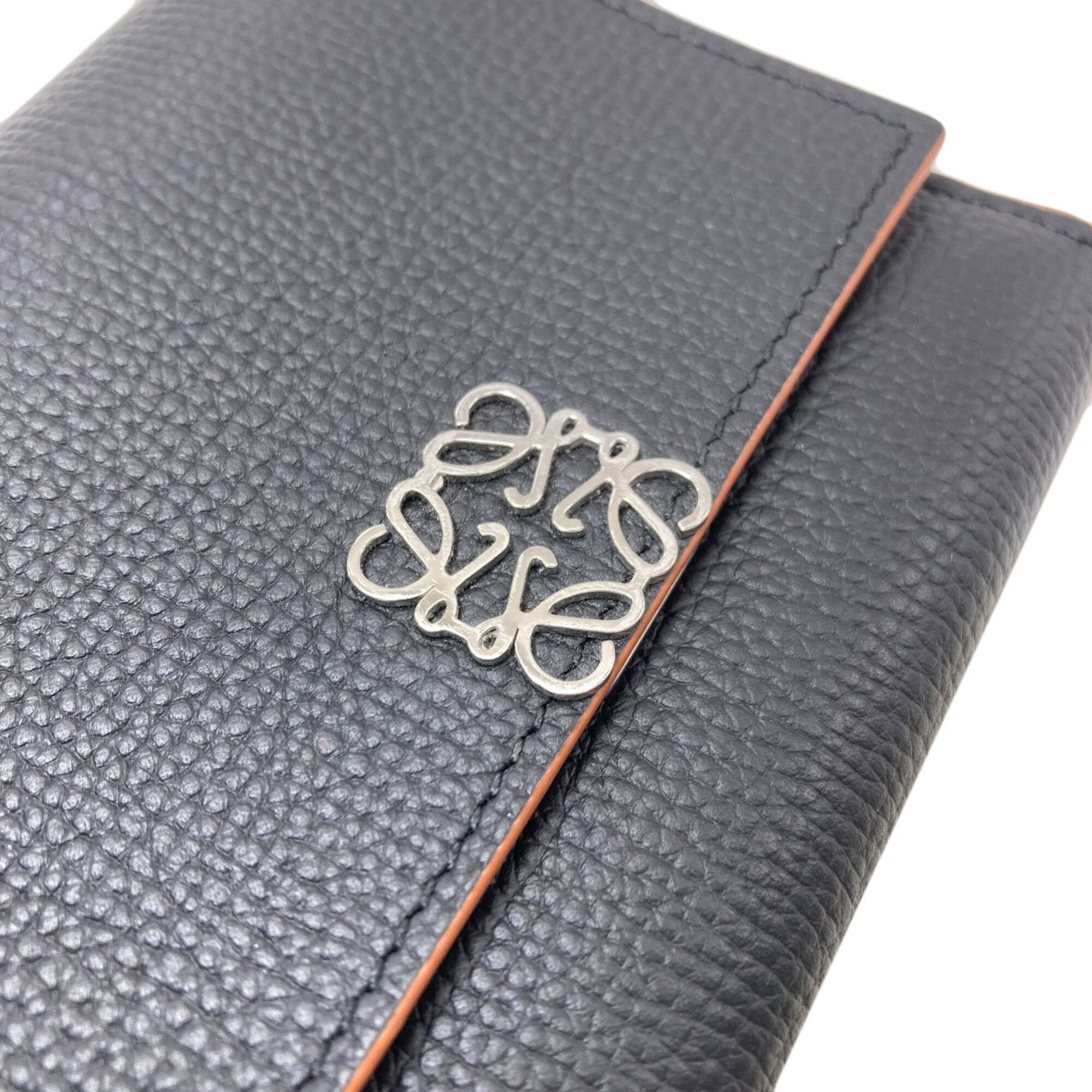 Loewe Black Leather Wallet (Bi-Fold) (Pre-Owned)