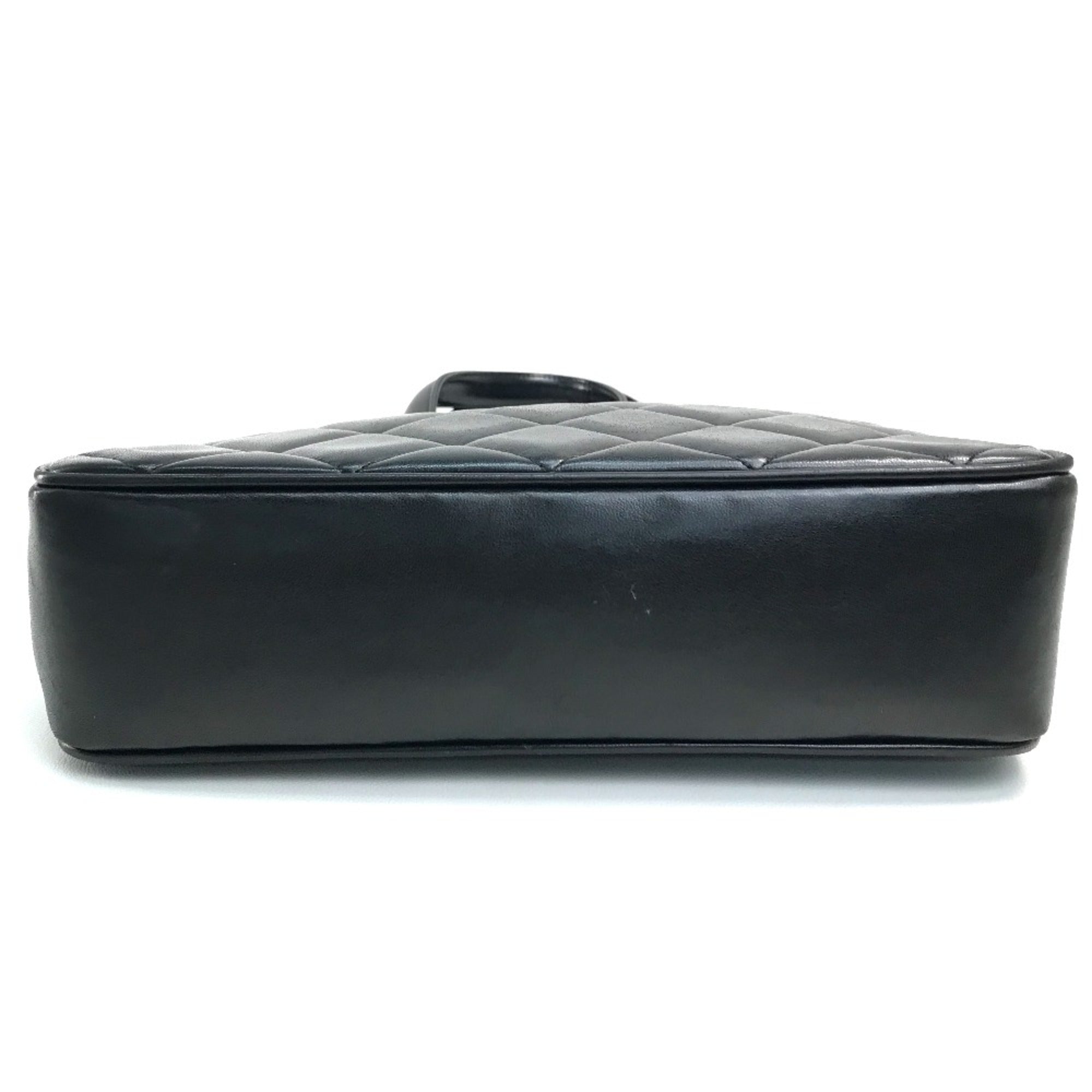 Chanel Black Leather Tote Bag (Pre-Owned)