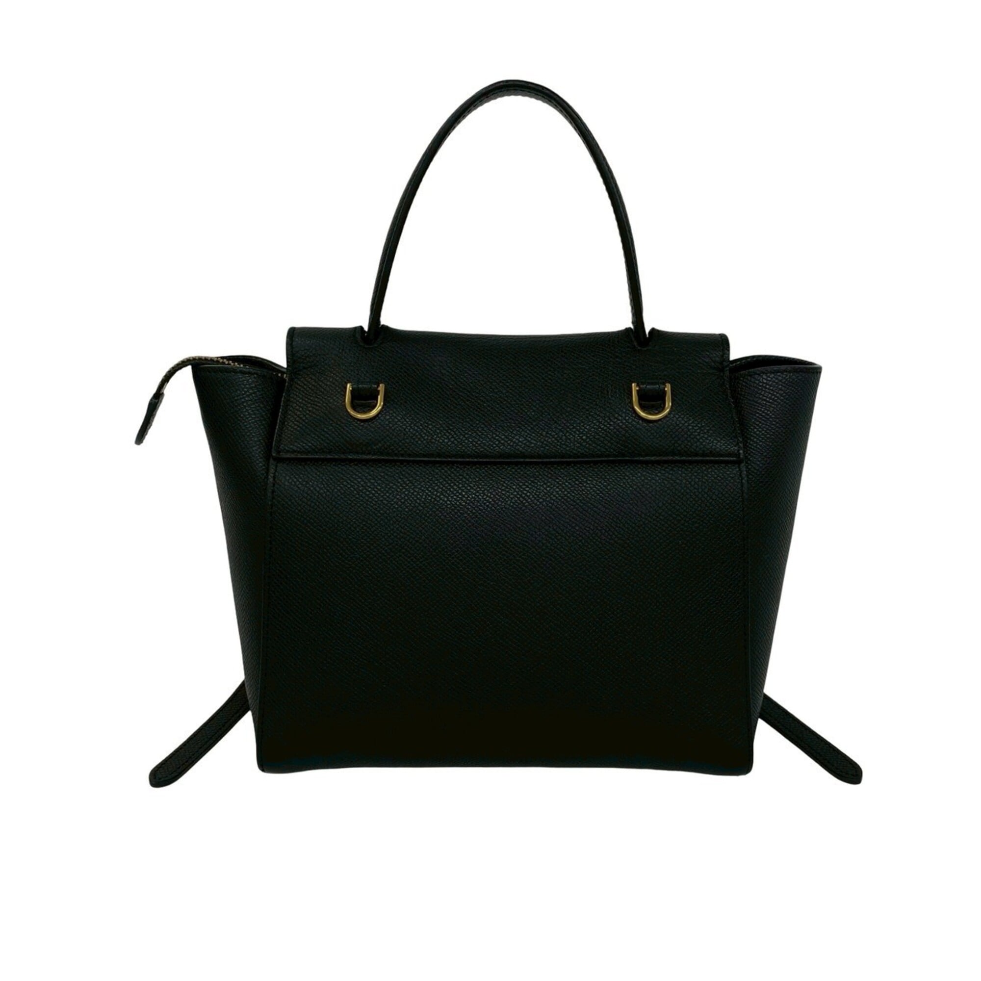 Celine Black Leather Handbag Shoulder Bag (Pre-Owned)