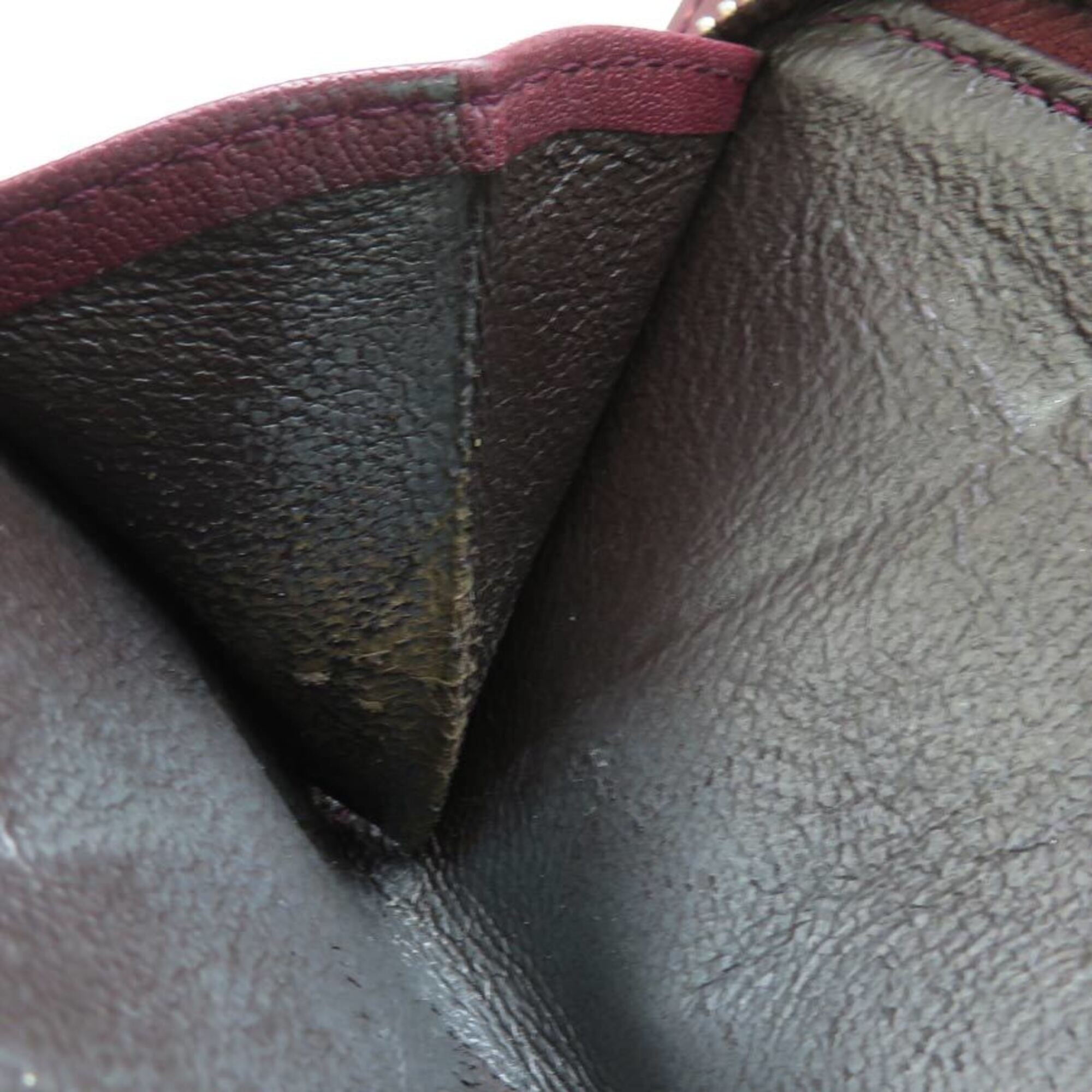 Bottega Veneta Burgundy Intrecciato Wallet (Bi-Fold) (Pre-Owned)